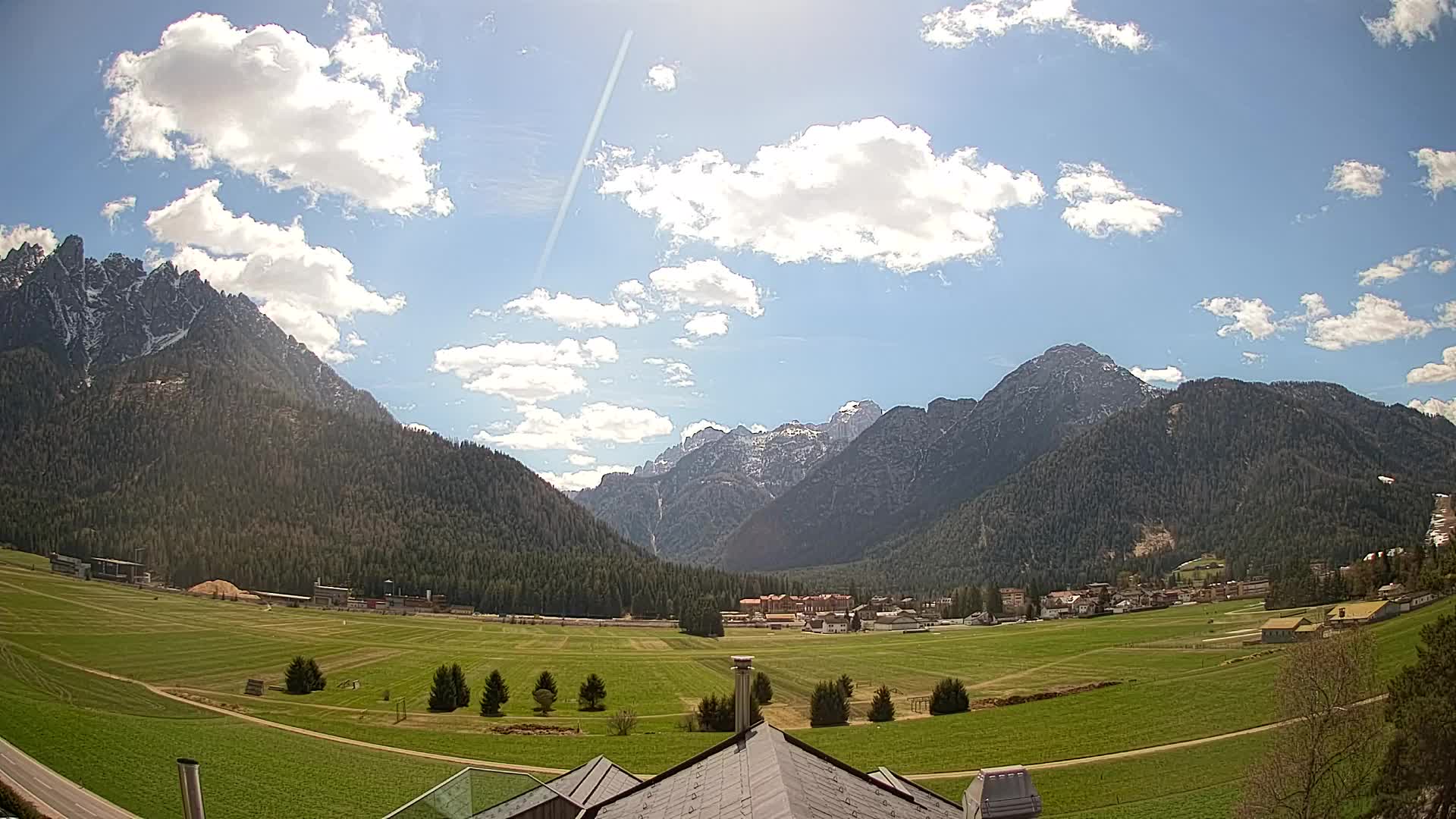 Webcam Toblach Dolomites – Vue depuis l’Hôtel Rosengarten