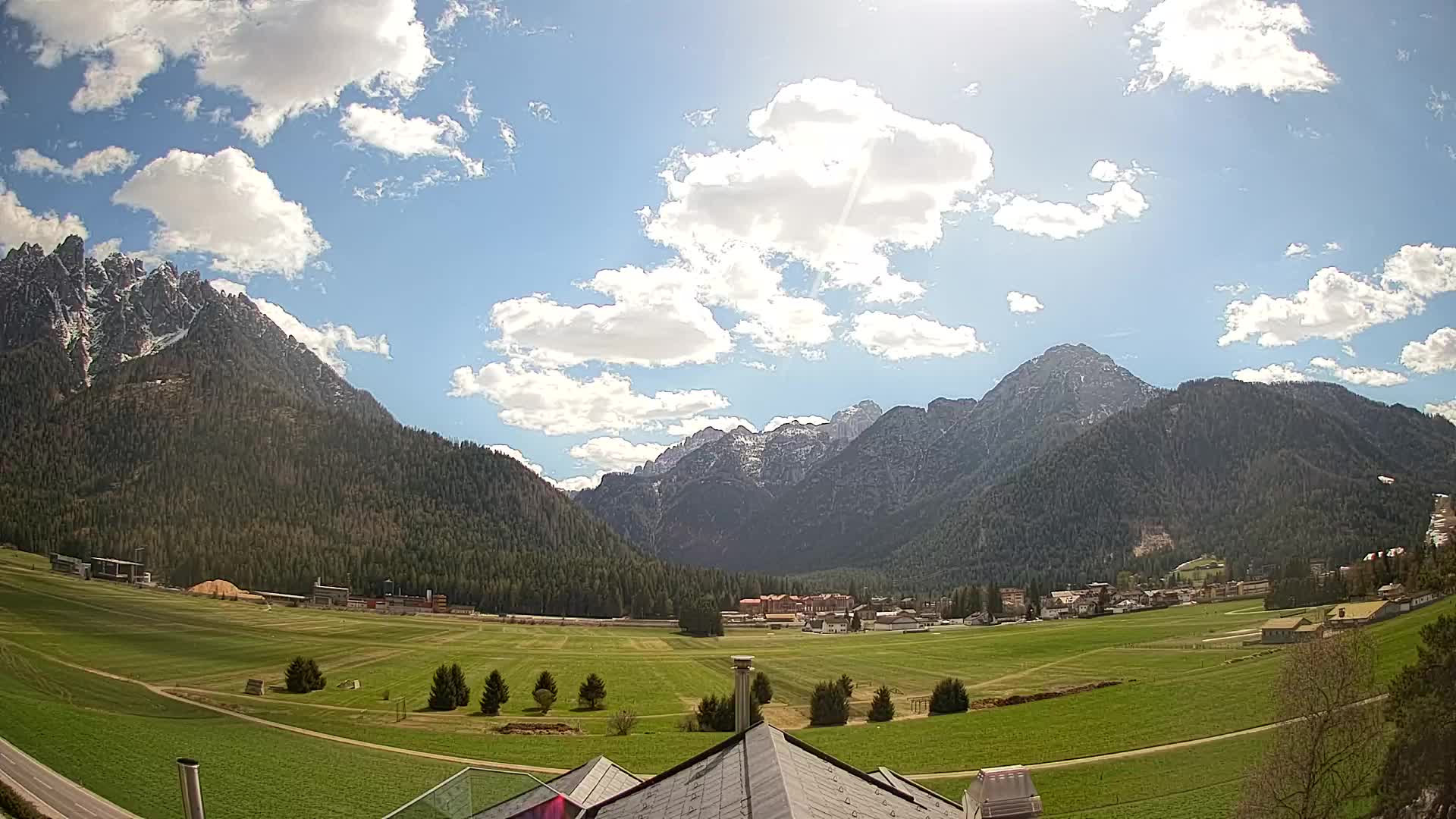 Webcam Toblach Dolomitas – Vista desde el Hotel Rosengarten