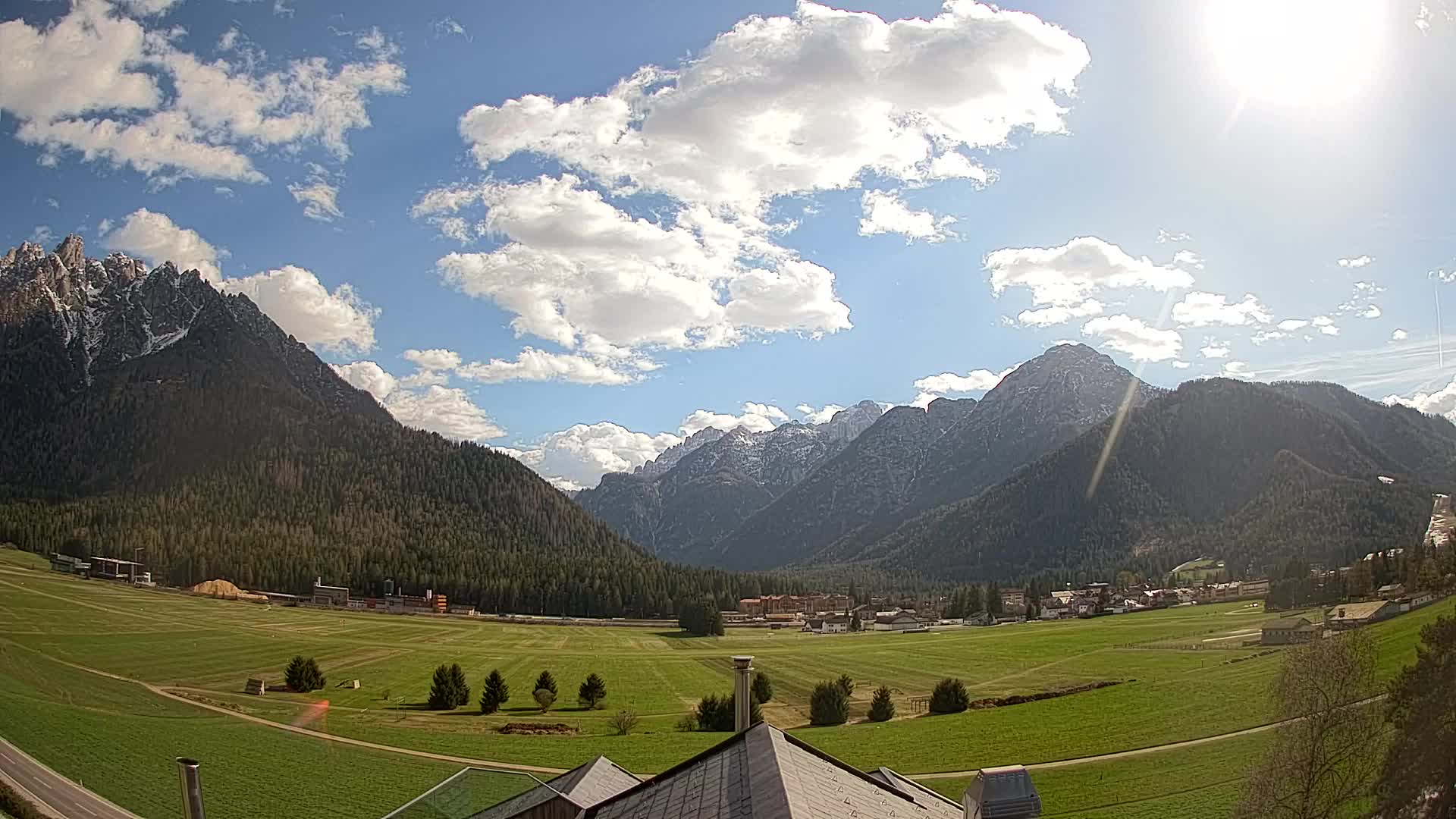 Webcam Toblach Dolomitas – Vista desde el Hotel Rosengarten