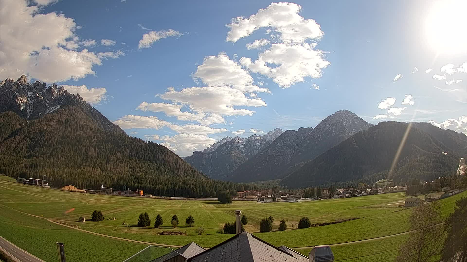 Webcam Toblach Dolomiten – Blick vom Hotel Rosengarten