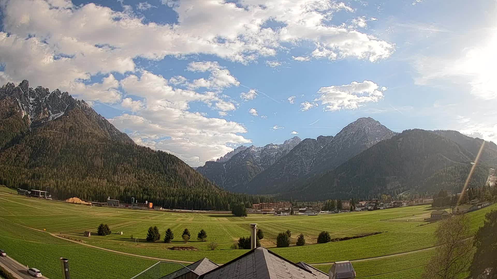 Webcam Toblach Dolomiten – Blick vom Hotel Rosengarten