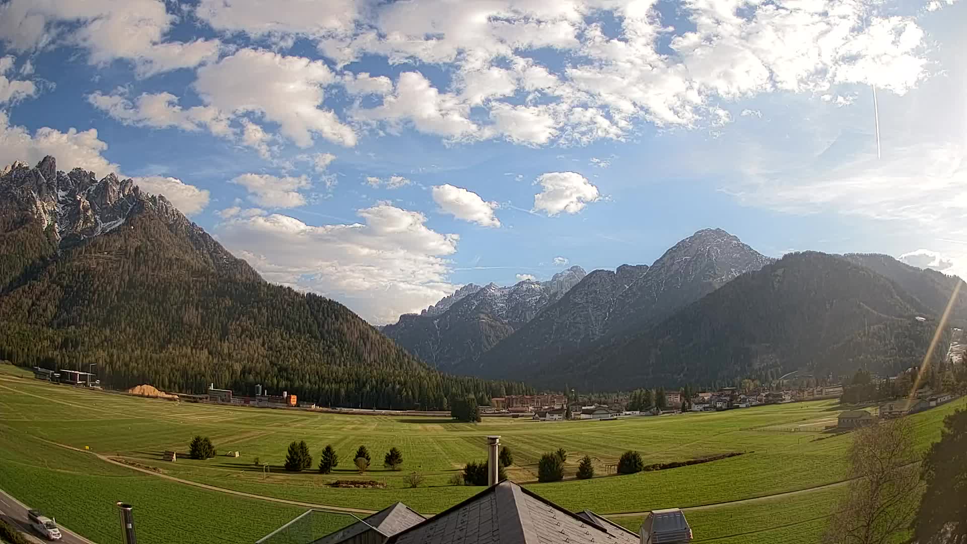 Webcam Toblach Dolomiten – Blick vom Hotel Rosengarten