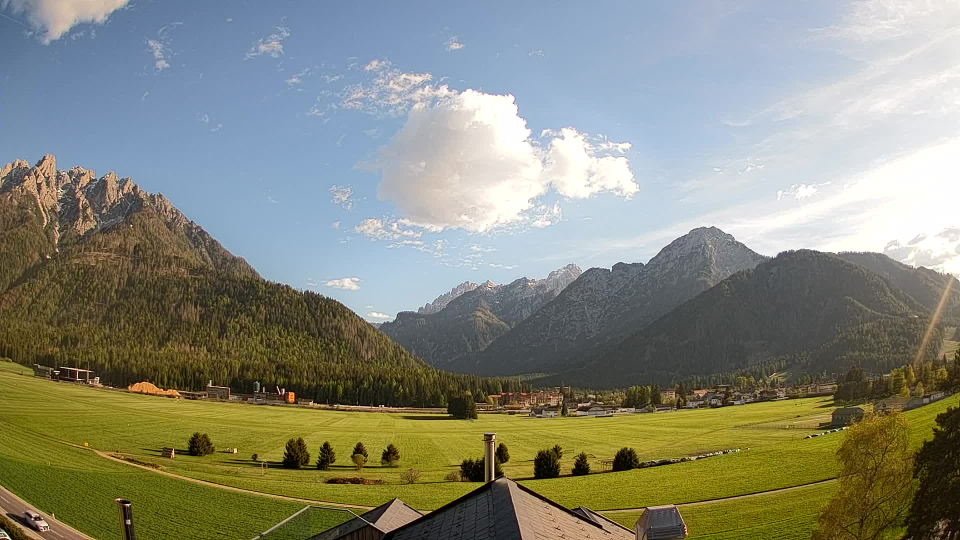 Webcam Toblach Dolomitas – Vista desde el Hotel Rosengarten