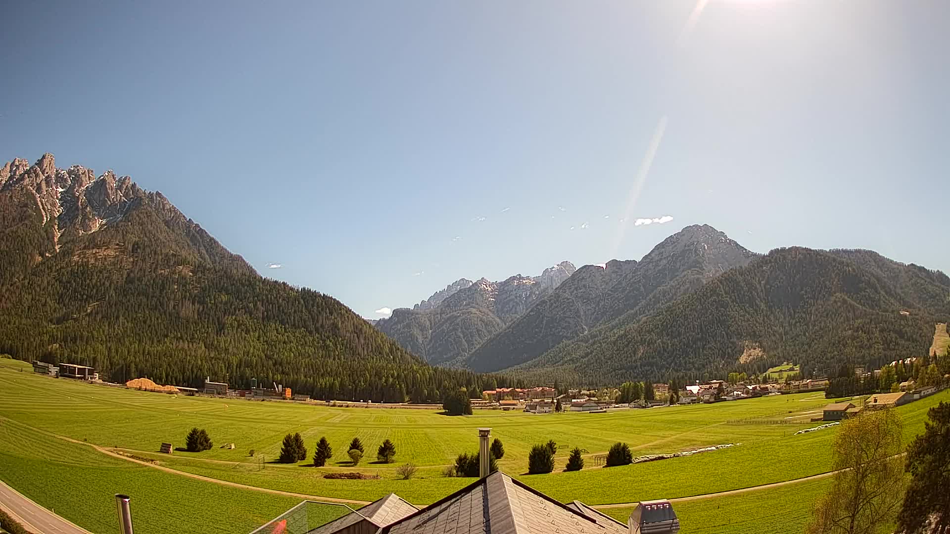 Webcam Toblach Dolomitas – Vista desde el Hotel Rosengarten