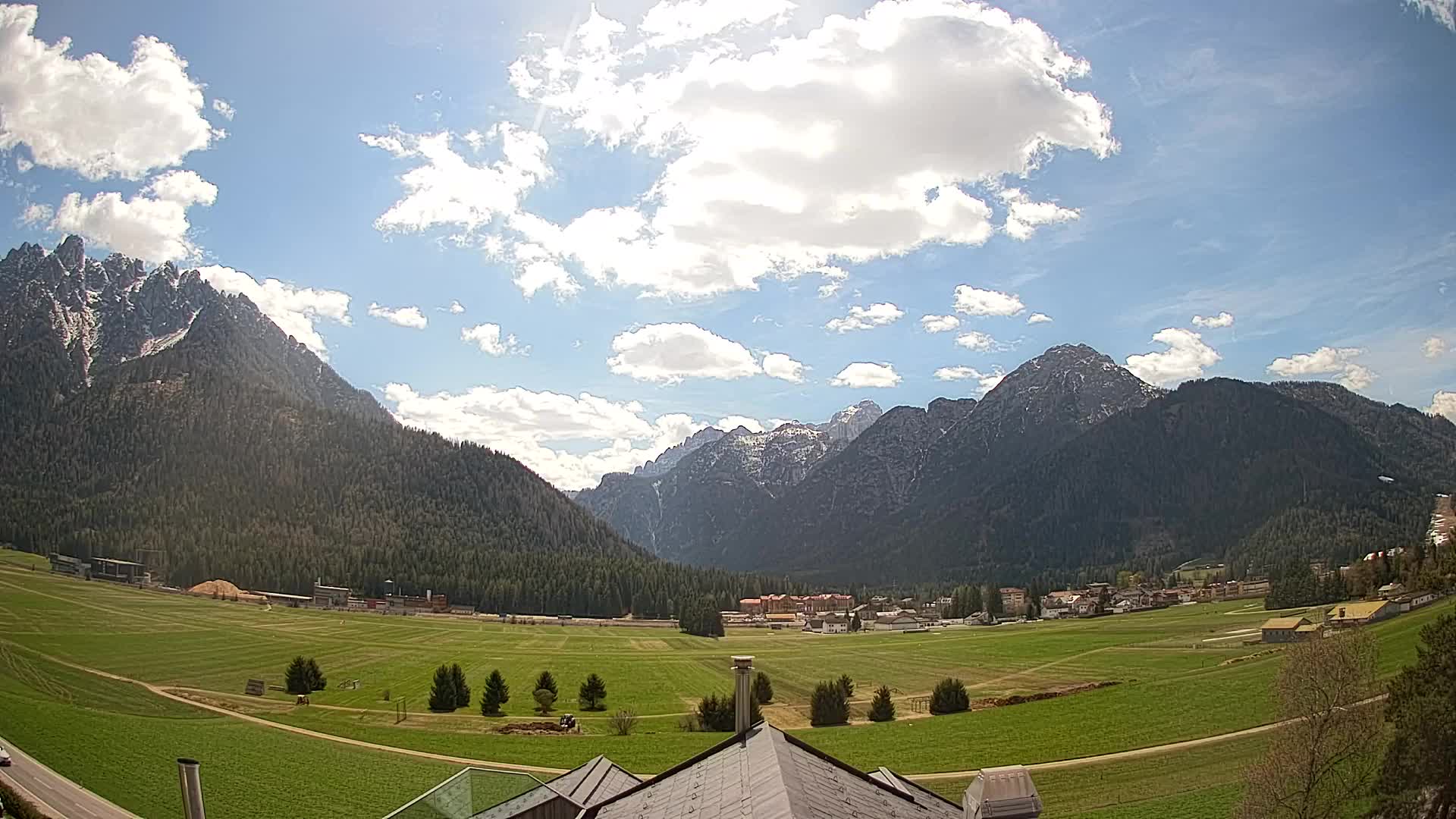 Webcam Toblach Dolomiten – Blick vom Hotel Rosengarten