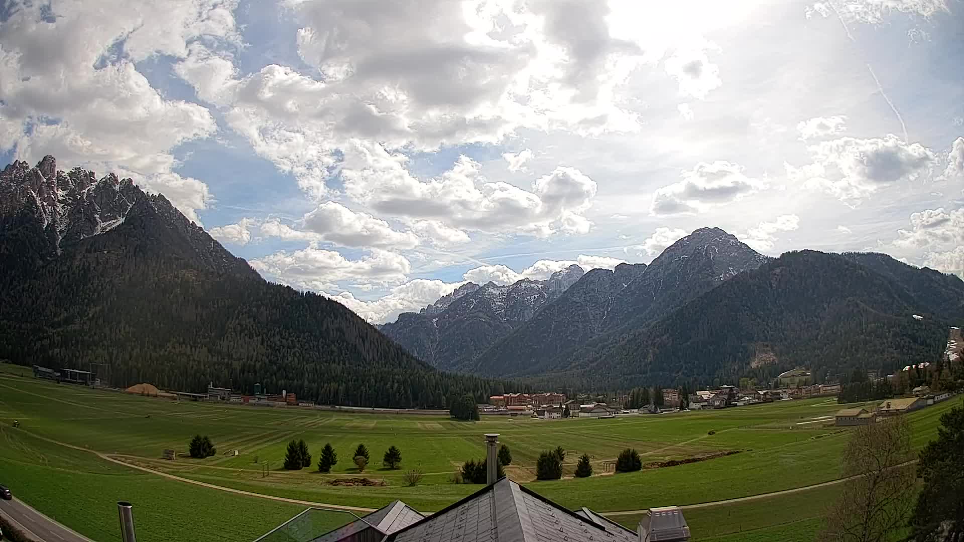 Webcam Toblach Dolomiten – Blick vom Hotel Rosengarten