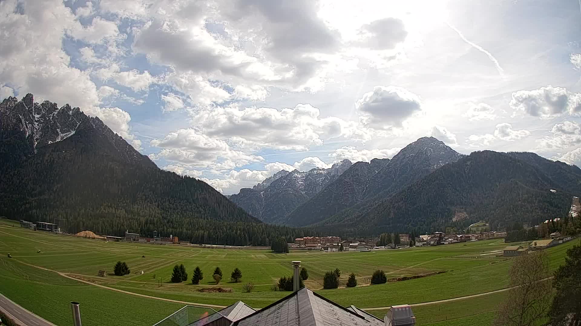 Webcam Toblach Dolomiten – Blick vom Hotel Rosengarten