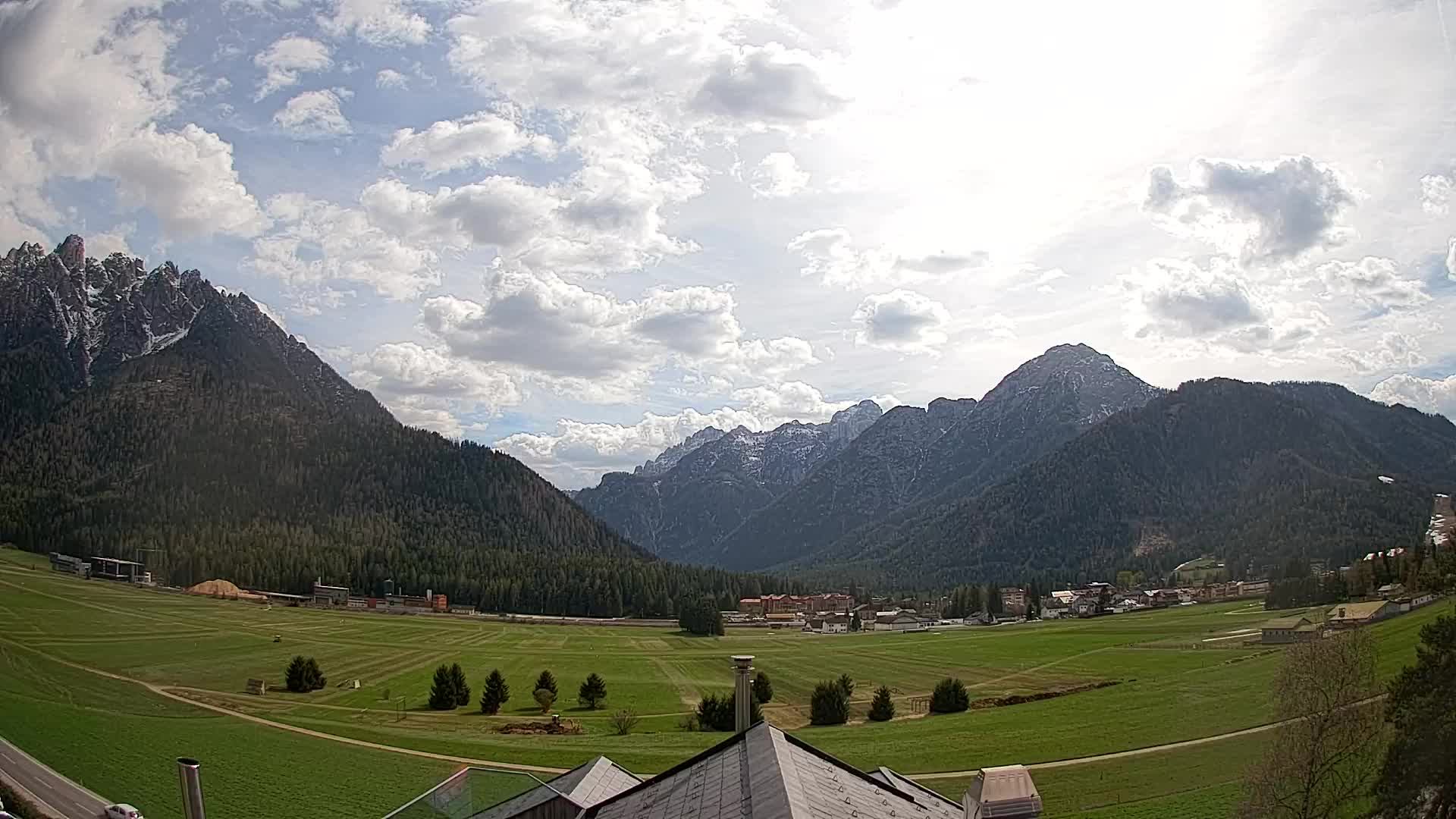 Webcam Toblach Dolomiten – Blick vom Hotel Rosengarten
