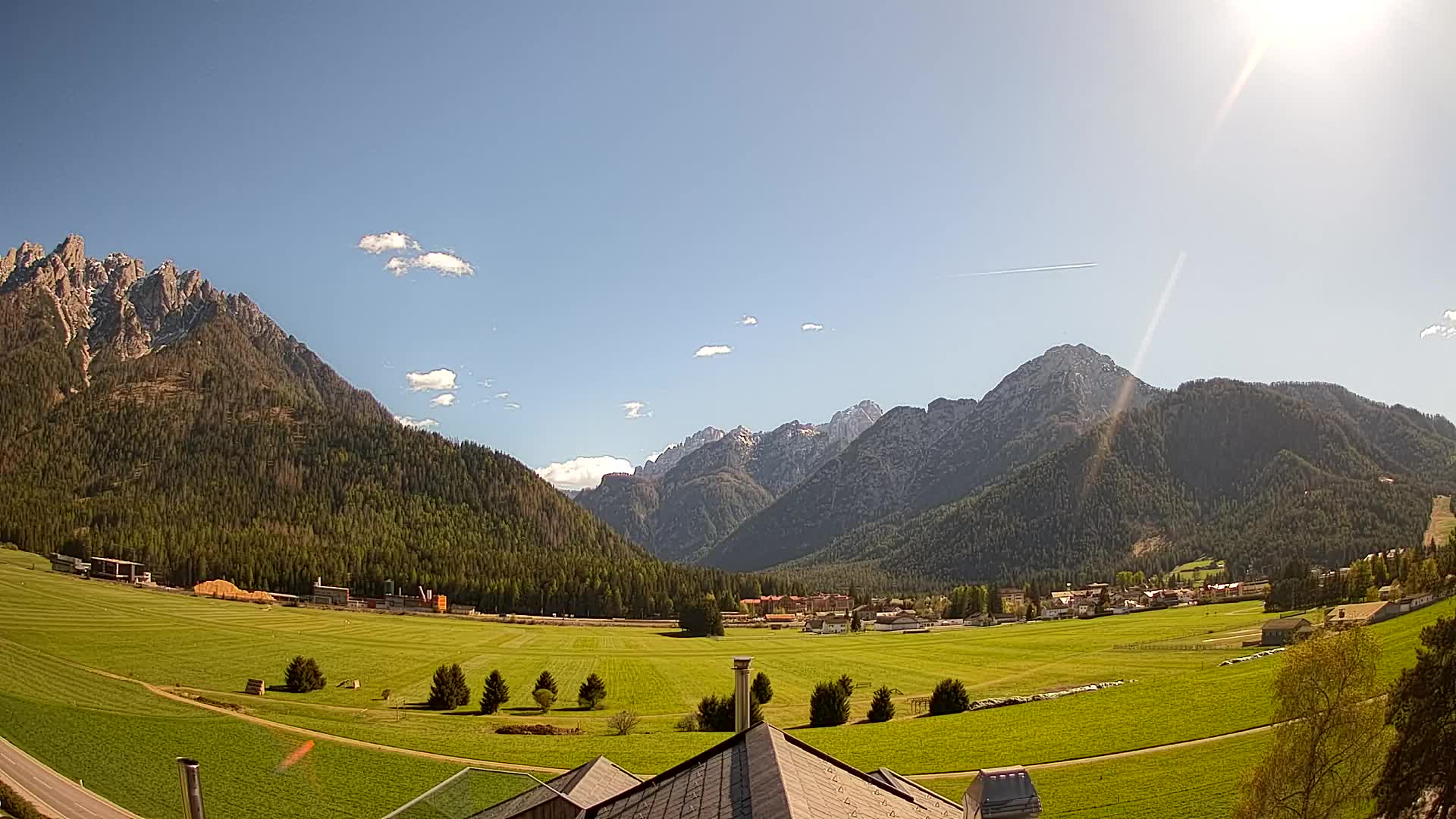 Webcam Toblach Dolomites – Vue depuis l’Hôtel Rosengarten