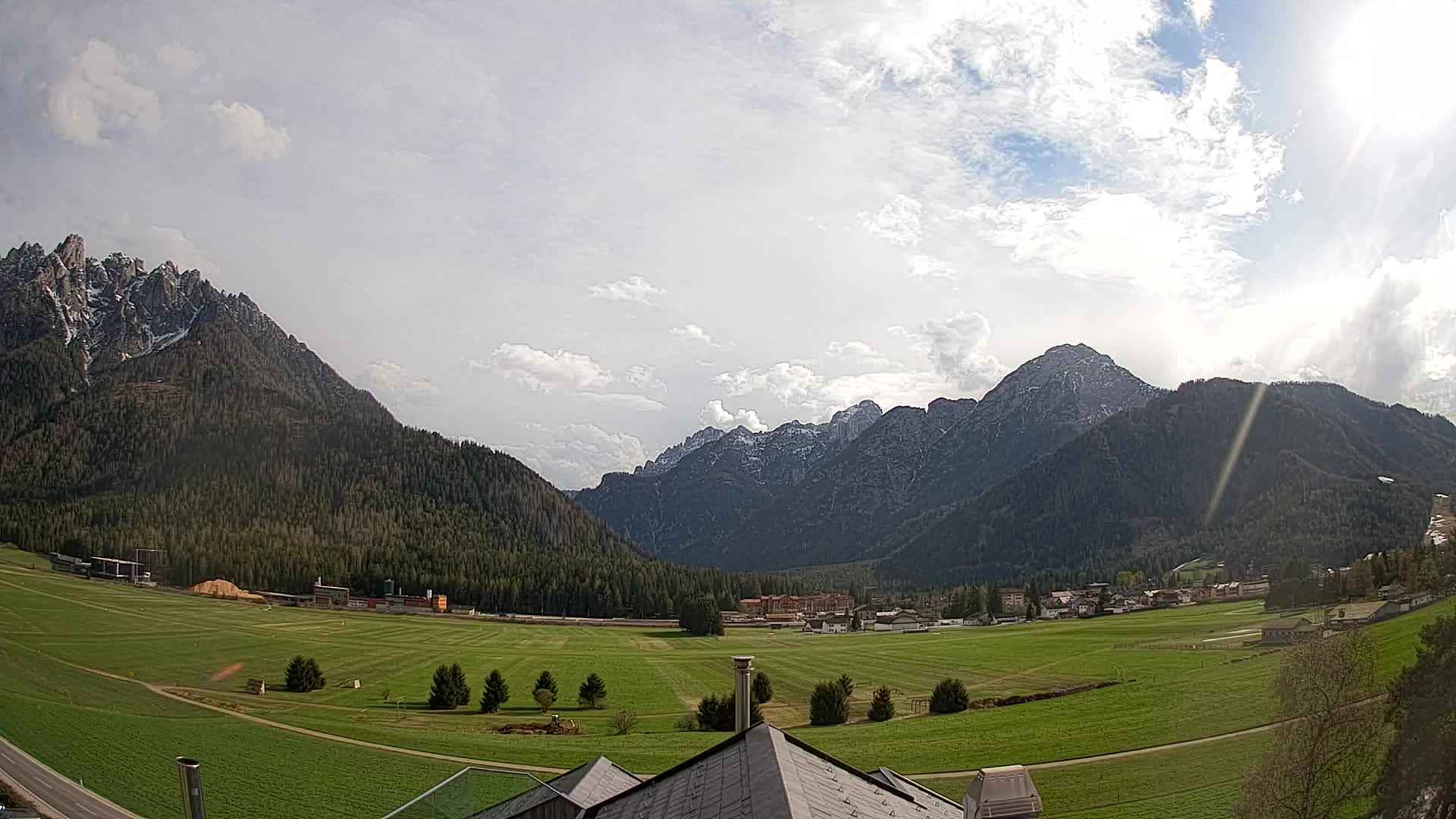 Webcam Toblach Dolomiten – Blick vom Hotel Rosengarten