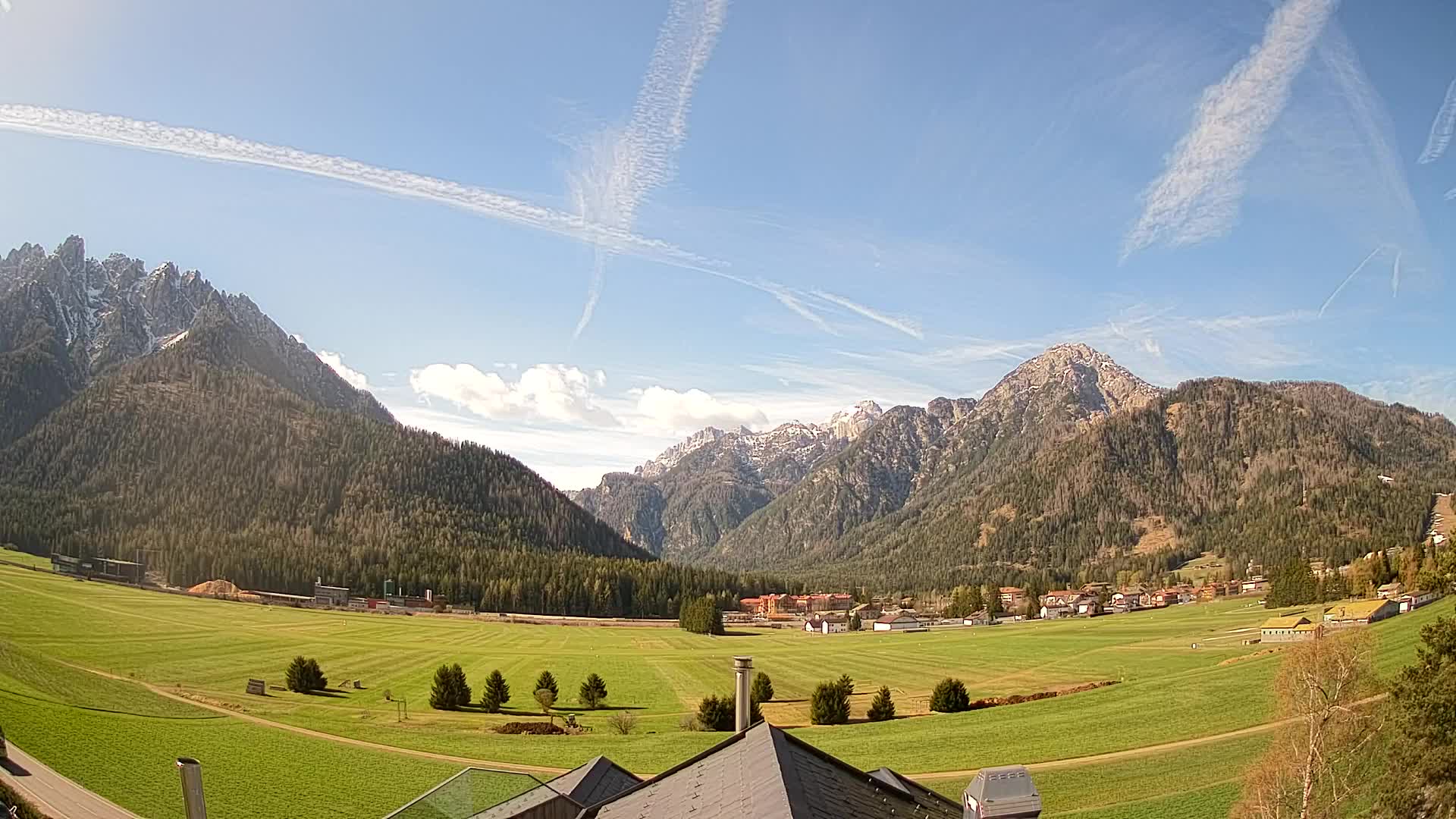 Webcam Toblach Dolomites – Vue depuis l’Hôtel Rosengarten