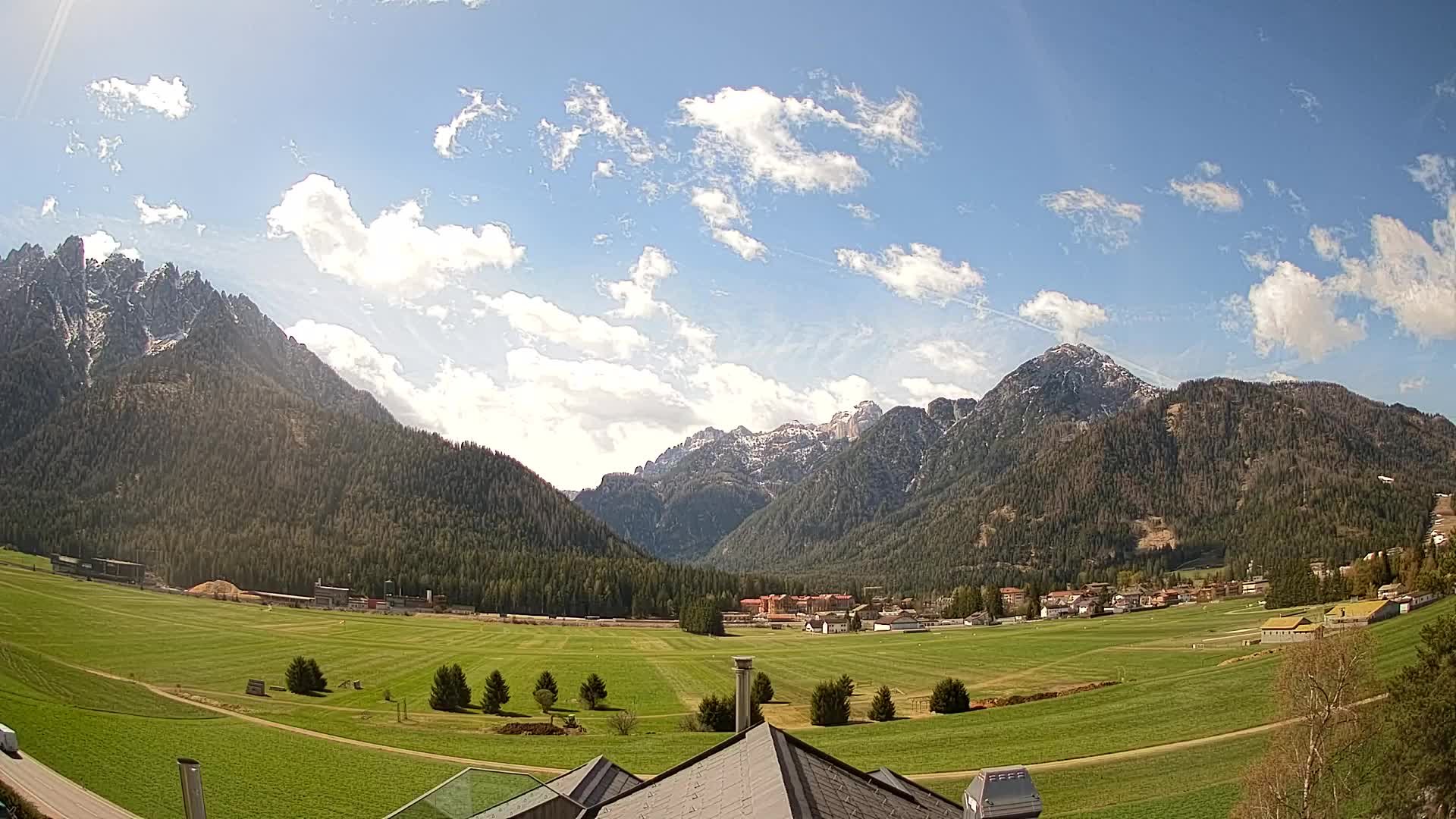 Webcam Toblach Dolomiten – Blick vom Hotel Rosengarten