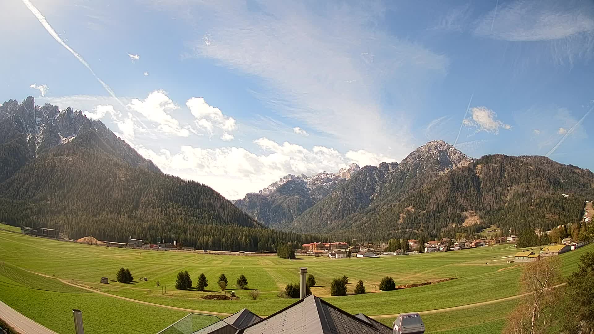 Webcam Toblach Dolomiten – Blick vom Hotel Rosengarten