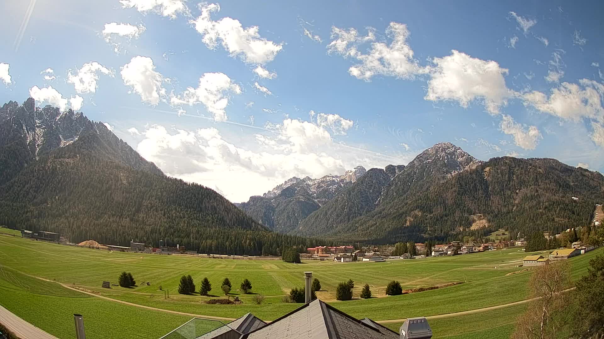 Webcam Toblach Dolomitas – Vista desde el Hotel Rosengarten