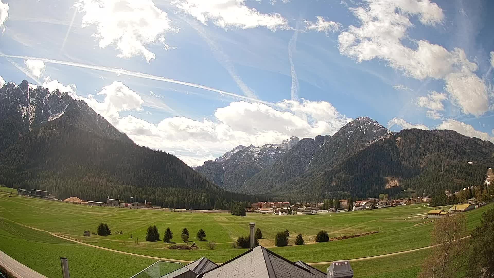 Webcam Toblach Dolomiten – Blick vom Hotel Rosengarten
