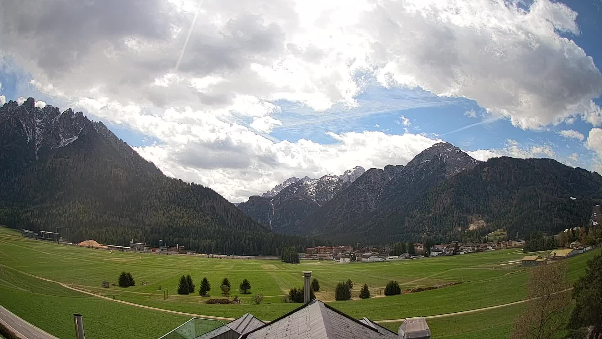 Webcam Toblach Dolomites – Vue depuis l’Hôtel Rosengarten