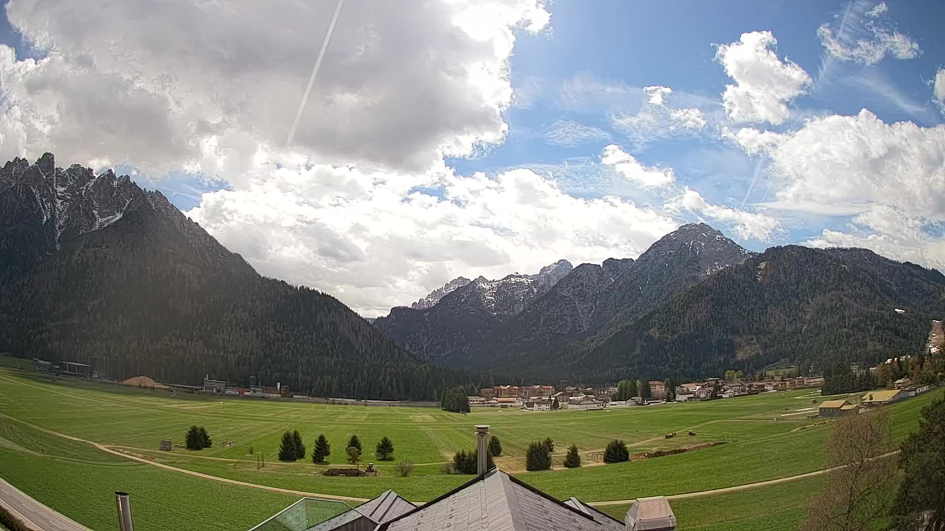Webcam Toblach Dolomitas – Vista desde el Hotel Rosengarten