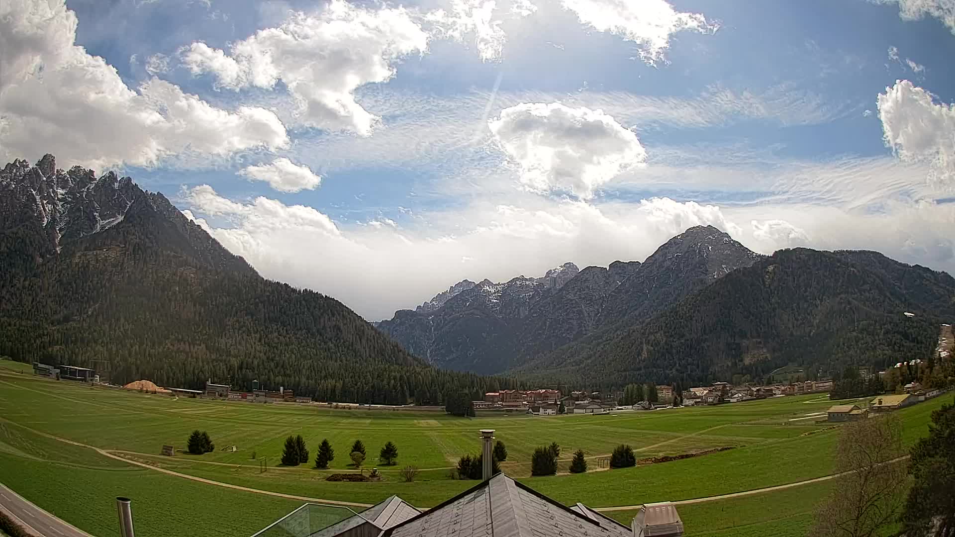 Webcam Toblach Dolomites – Vue depuis l’Hôtel Rosengarten