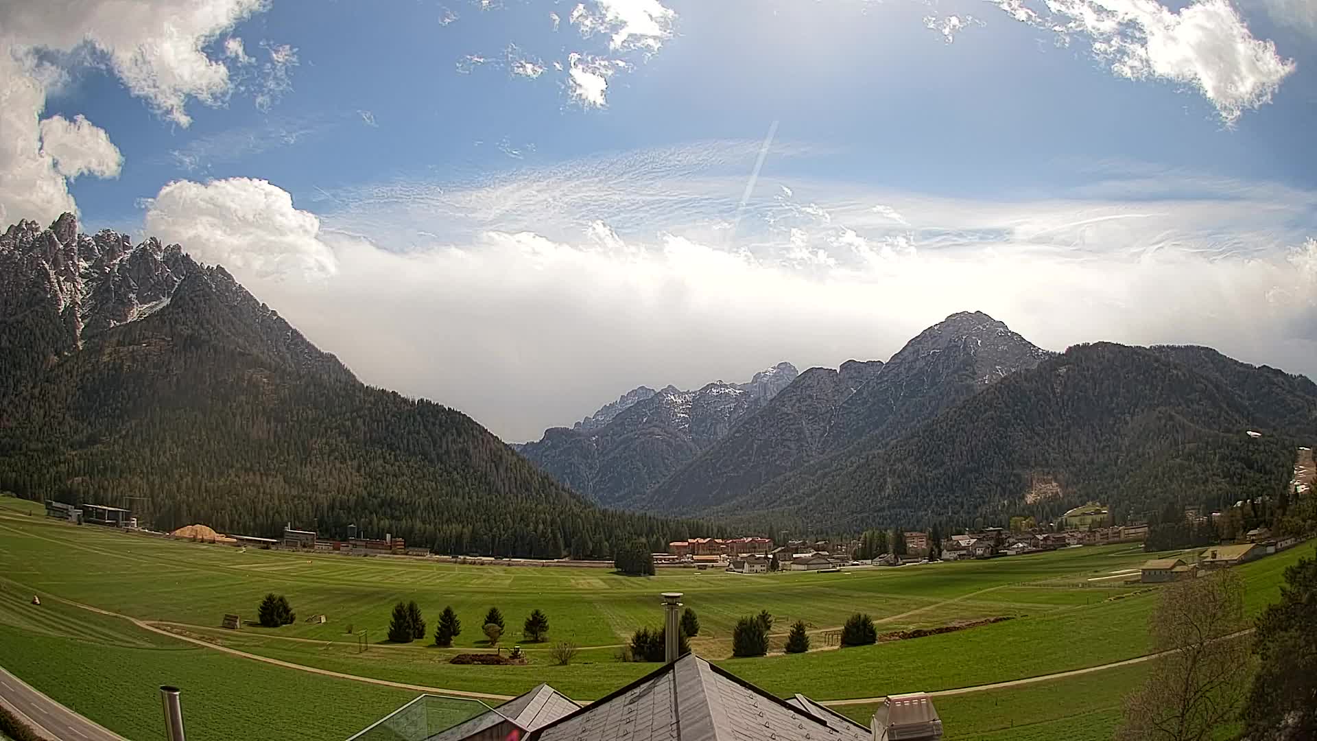 Webcam Toblach Dolomiten – Blick vom Hotel Rosengarten