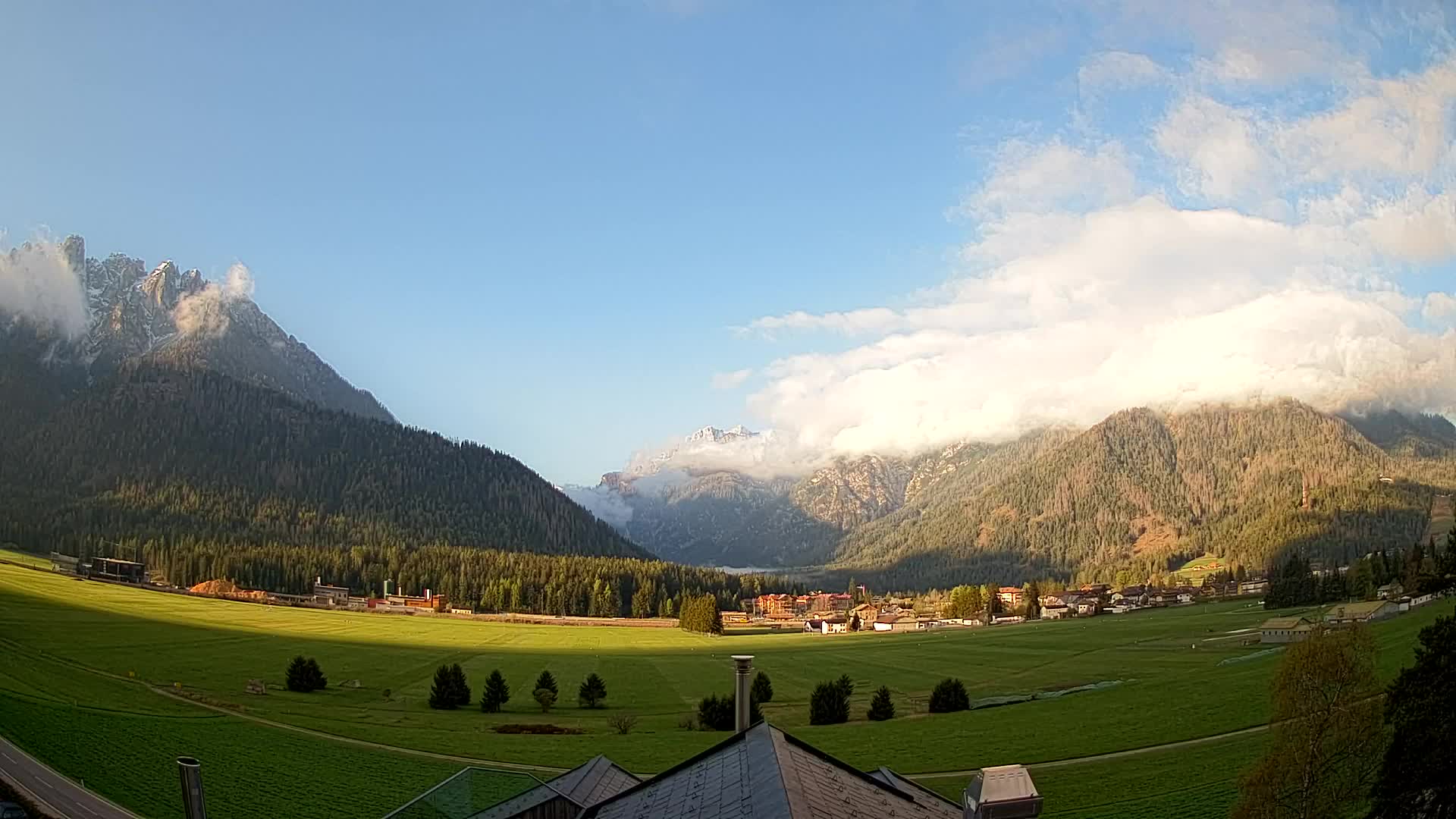 Webcam Toblach Dolomites – Vue depuis l’Hôtel Rosengarten