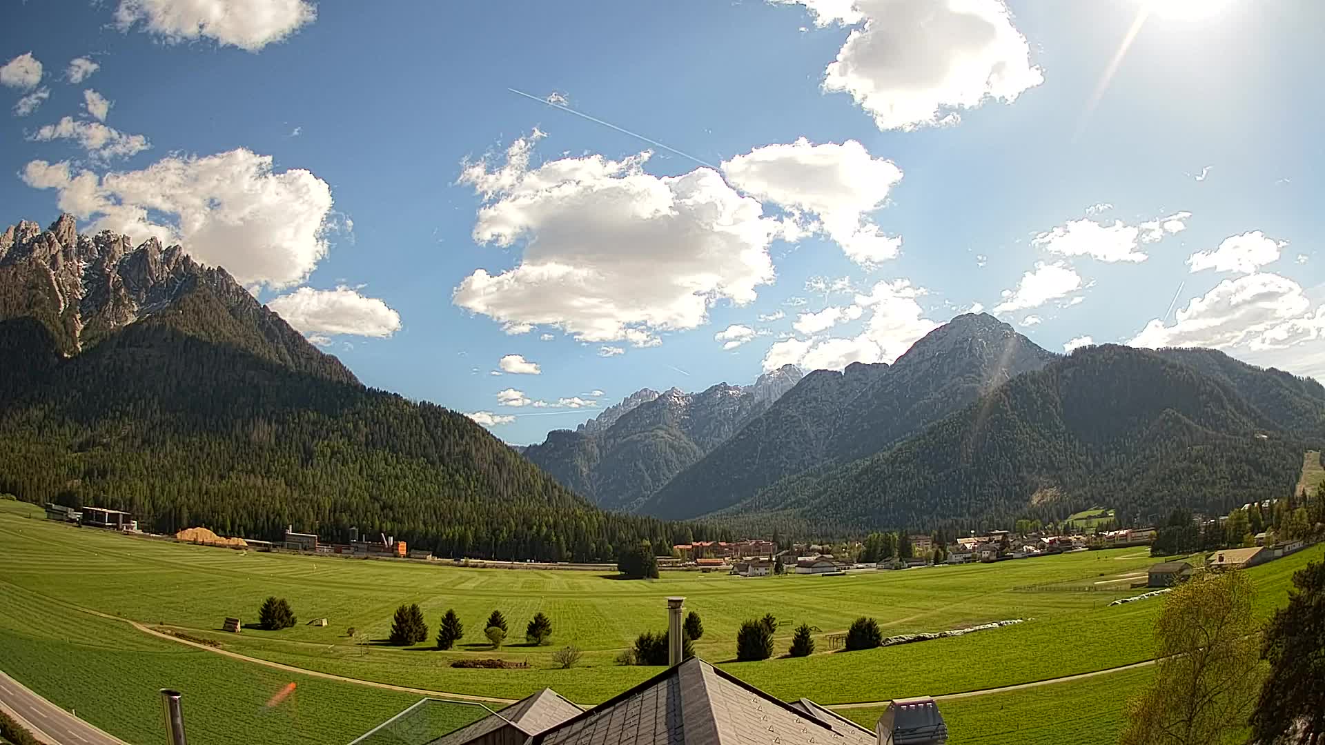 Webcam Toblach Dolomites – Vue depuis l’Hôtel Rosengarten