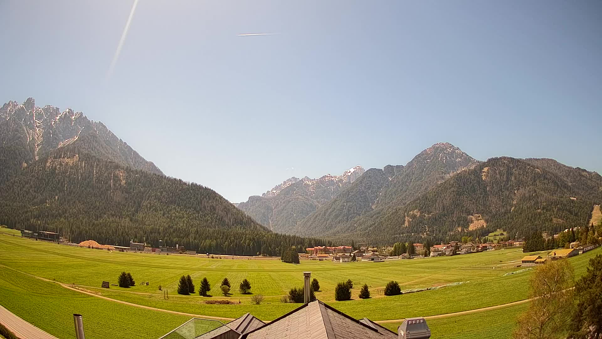 Webcam Toblach Dolomitas – Vista desde el Hotel Rosengarten