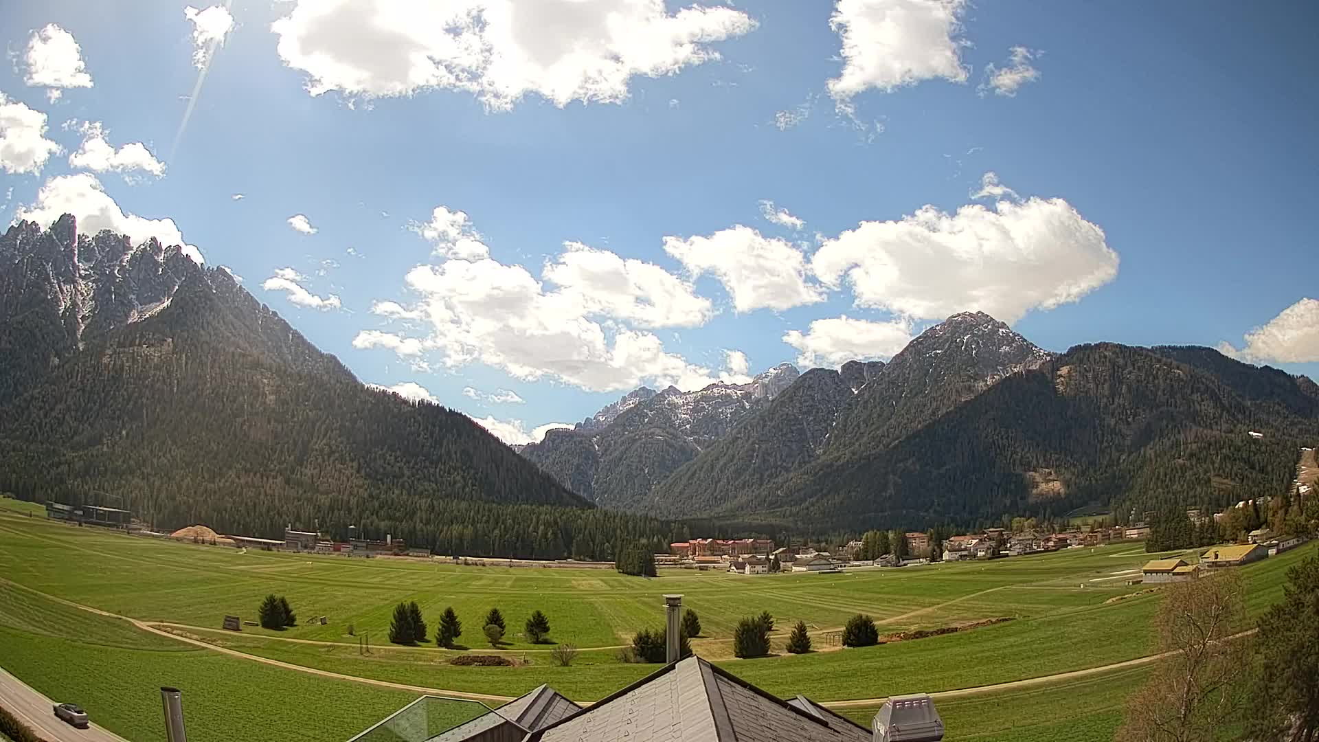 Webcam Toblach Dolomitas – Vista desde el Hotel Rosengarten