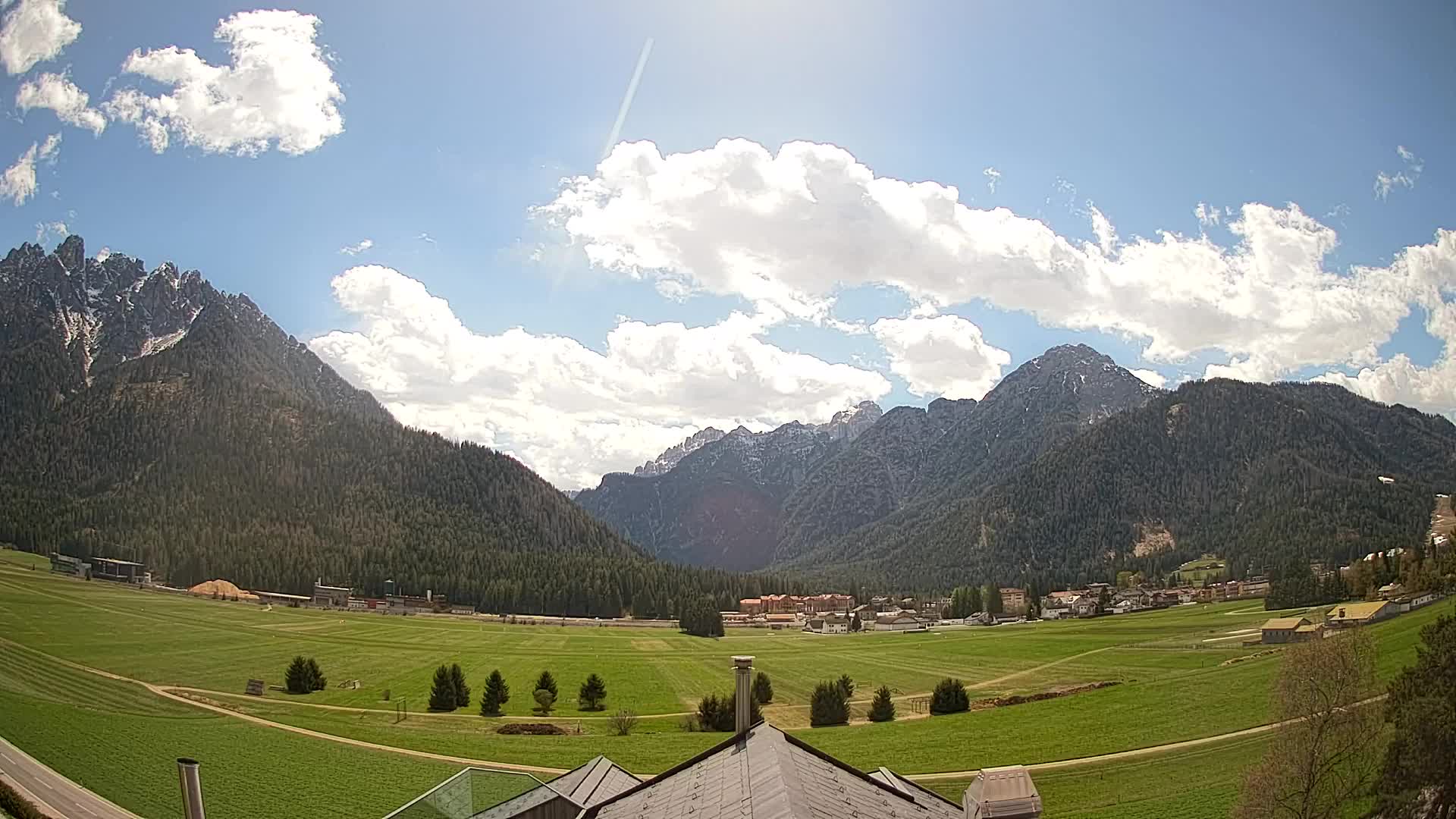 Webcam Toblach Dolomiten – Blick vom Hotel Rosengarten