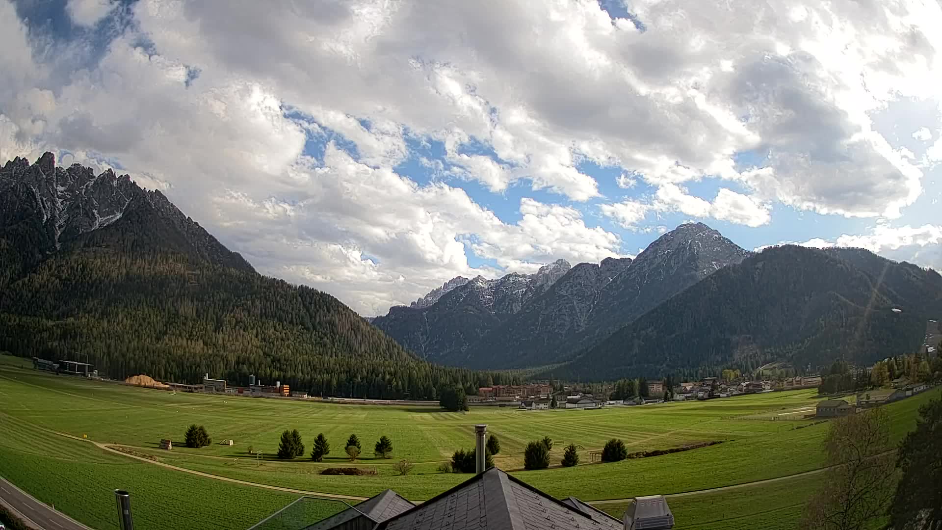 Webcam Toblach Dolomiten – Blick vom Hotel Rosengarten