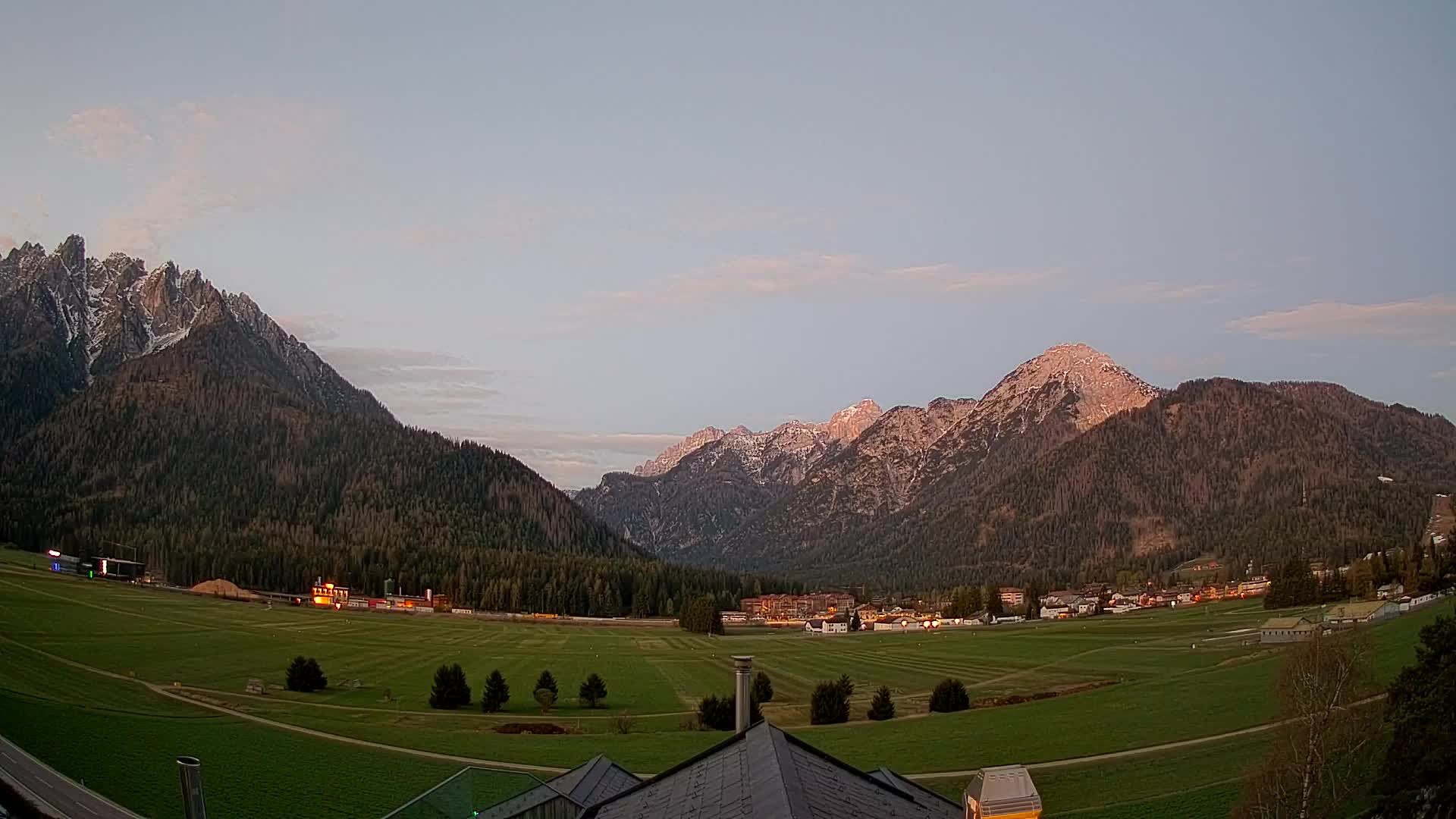 Webcam Toblach Dolomiten – Blick vom Hotel Rosengarten