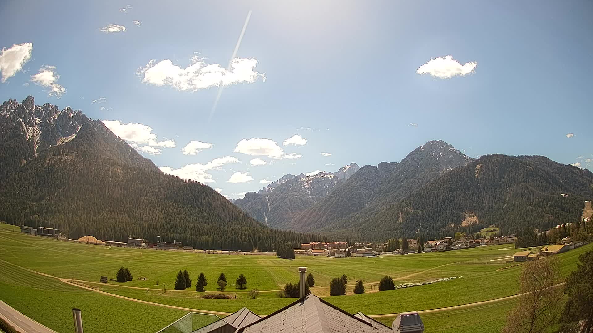 Webcam Toblach Dolomiten – Blick vom Hotel Rosengarten