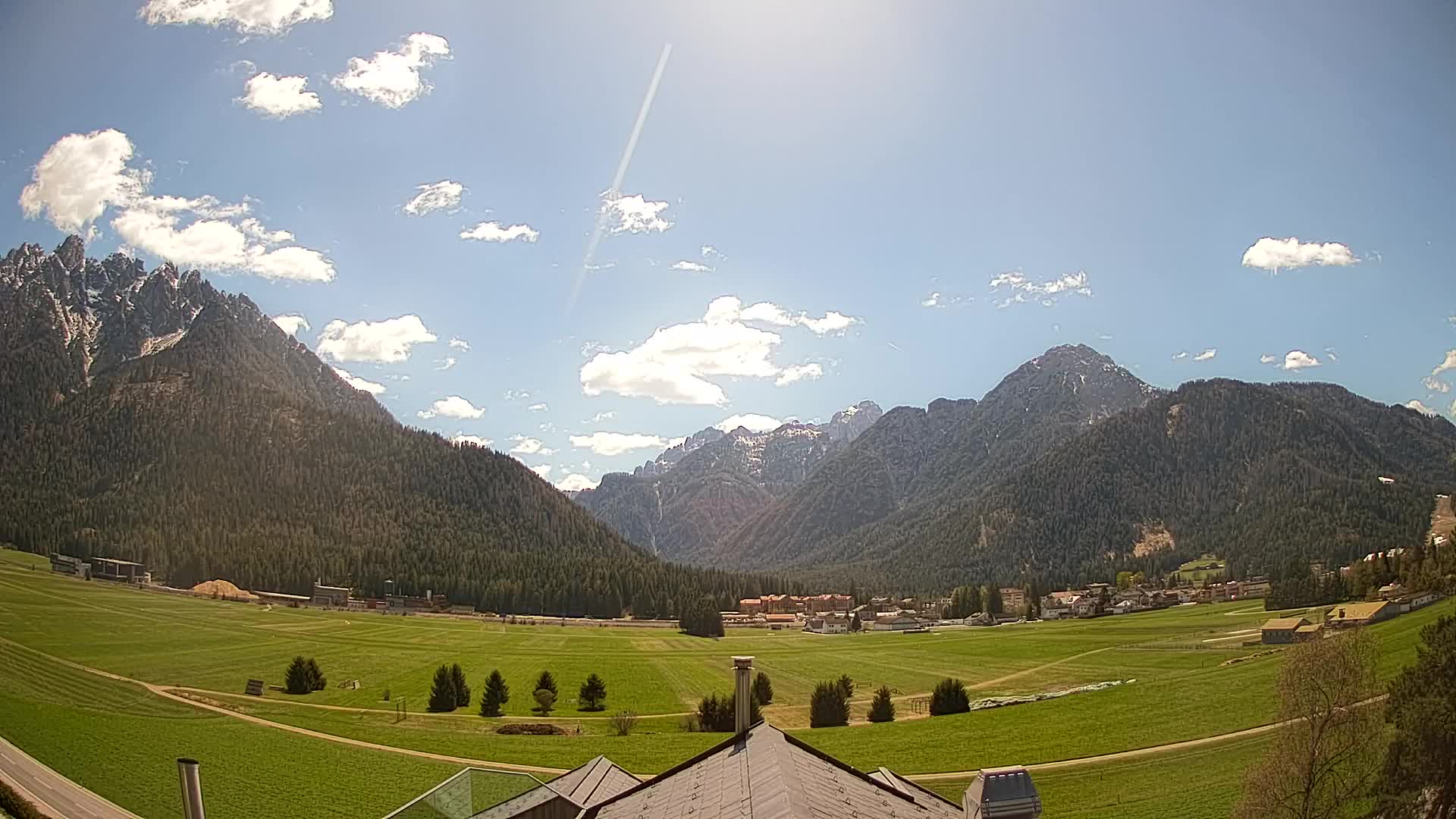 Webcam Toblach Dolomiten – Blick vom Hotel Rosengarten