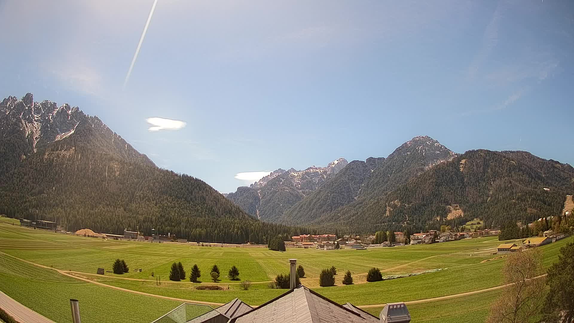 Webcam Toblach Dolomites – Vue depuis l’Hôtel Rosengarten