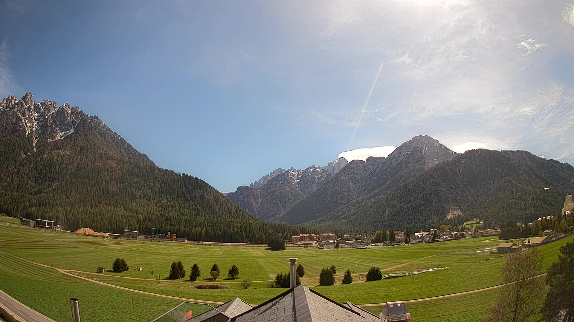 Webcam Toblach Dolomites – Vue depuis l’Hôtel Rosengarten