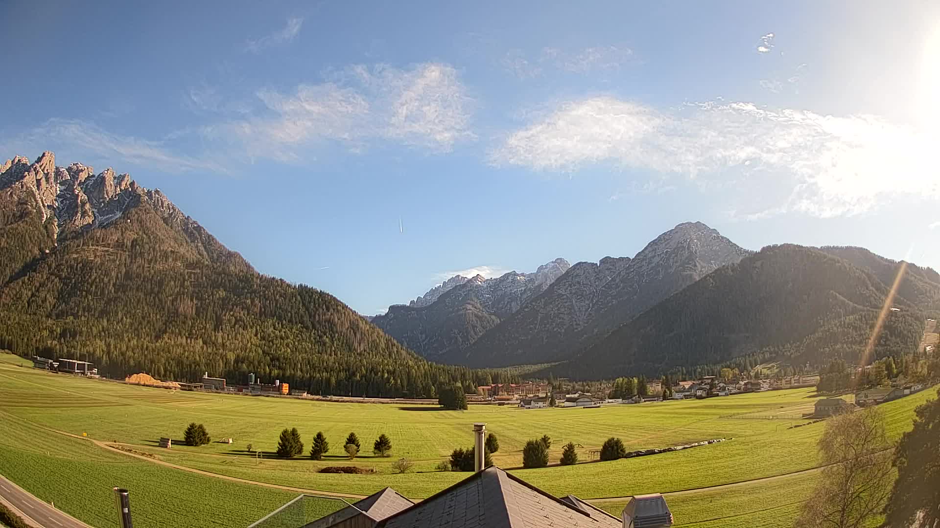 Webcam Toblach Dolomiten – Blick vom Hotel Rosengarten