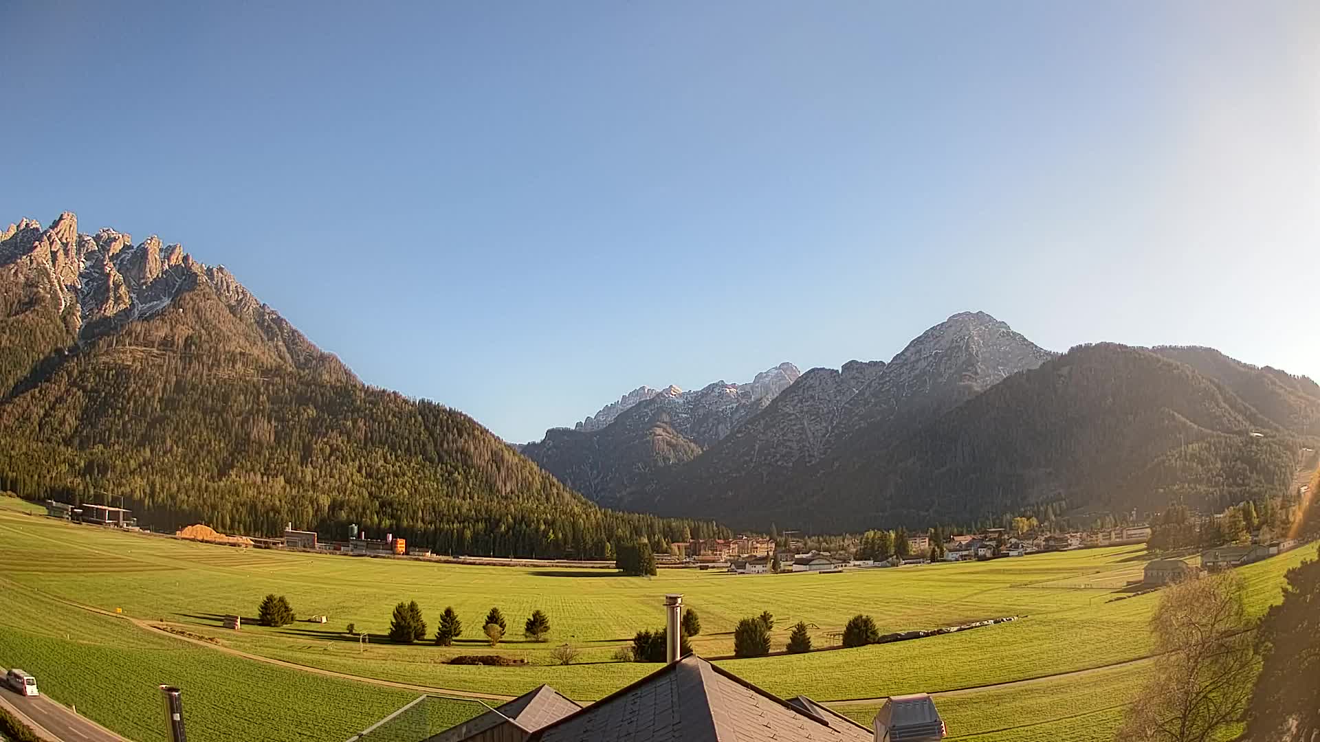 Webcam Toblach Dolomitas – Vista desde el Hotel Rosengarten