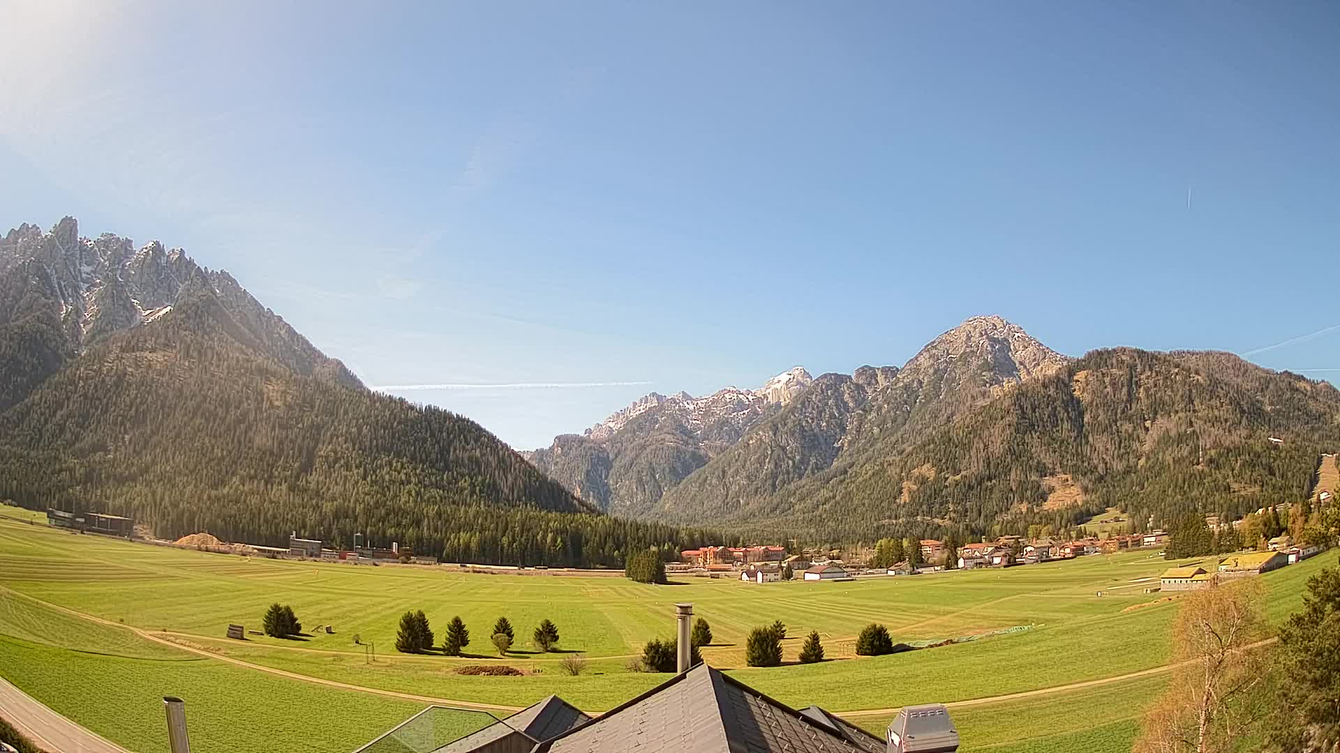 Webcam Toblach Dolomiten – Blick vom Hotel Rosengarten