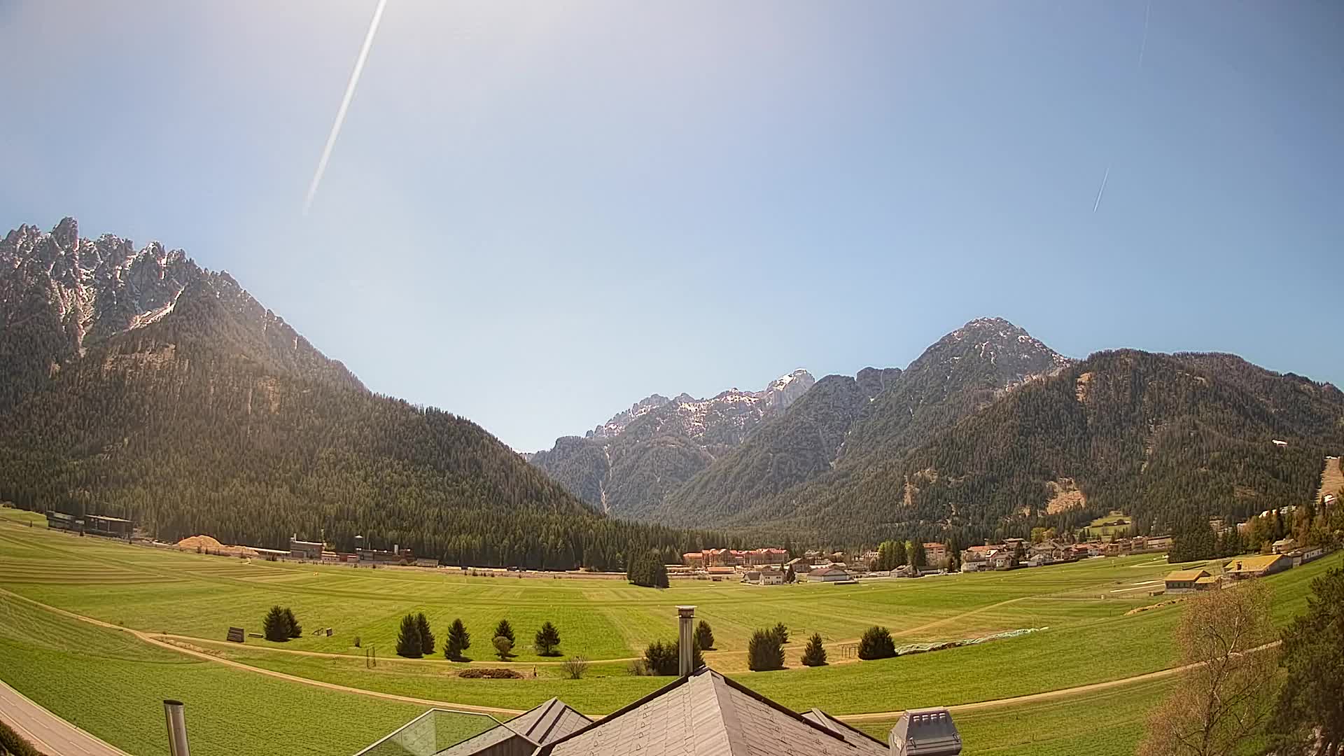 Webcam Toblach Dolomites – Vue depuis l’Hôtel Rosengarten
