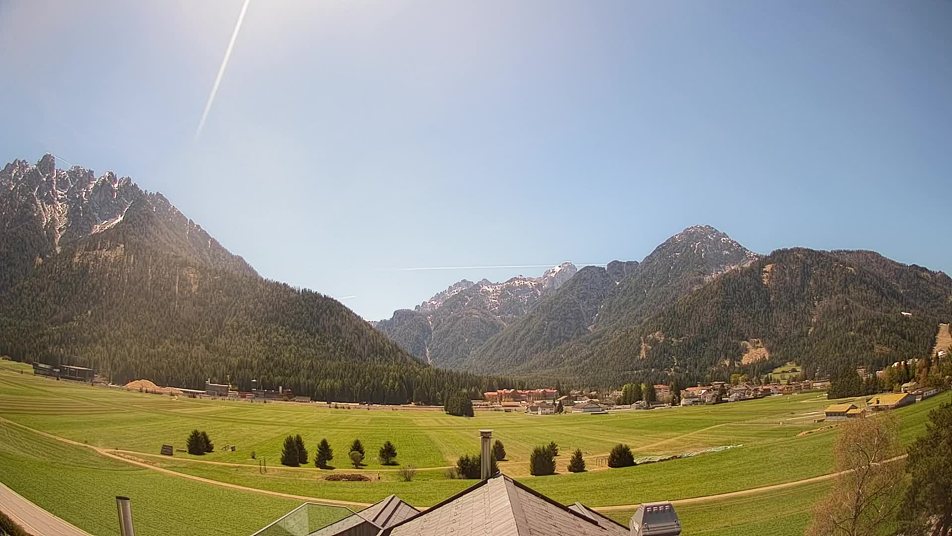 Webcam Toblach Dolomiten – Blick vom Hotel Rosengarten