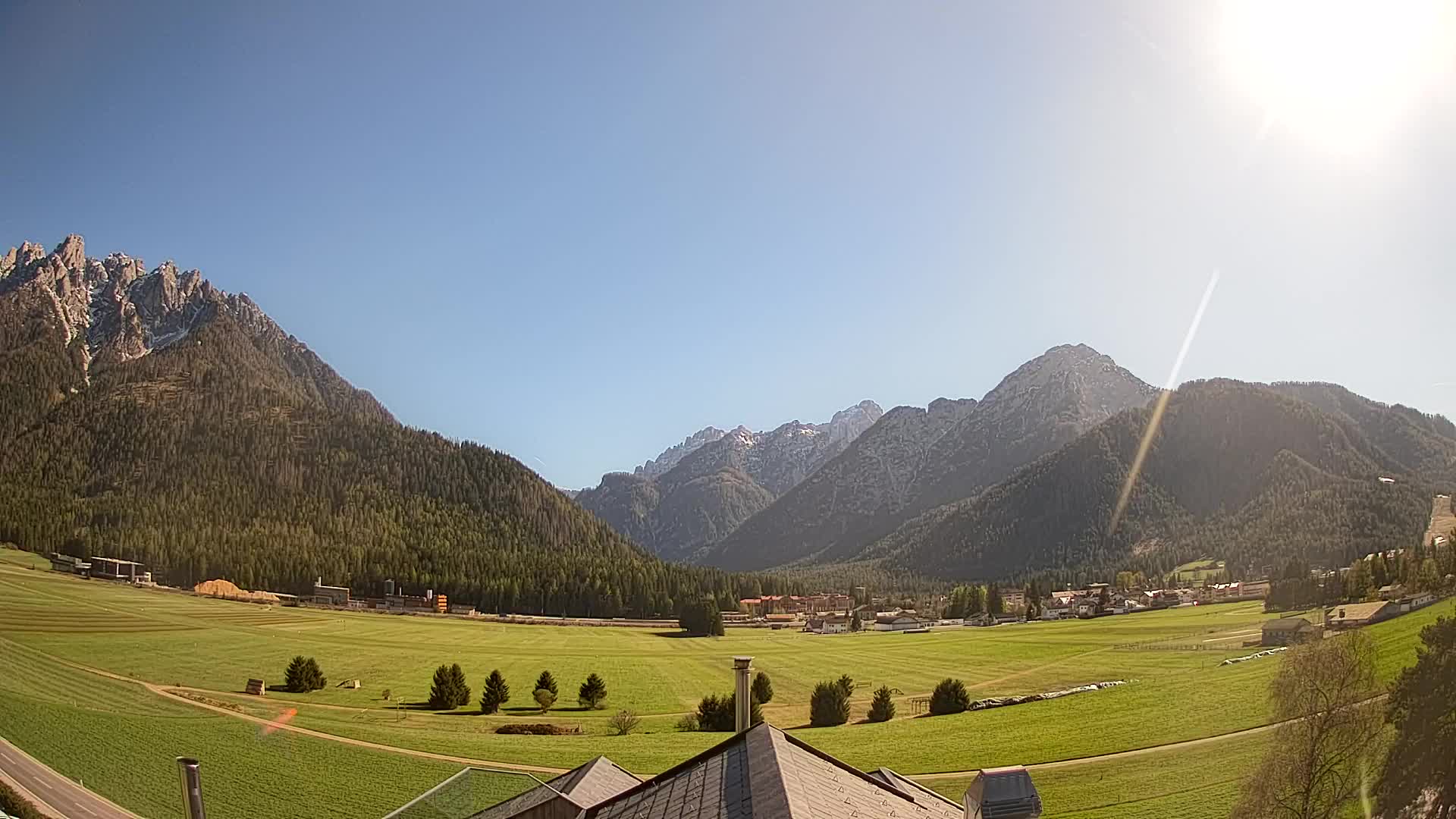 Webcam Toblach Dolomites – Vue depuis l’Hôtel Rosengarten