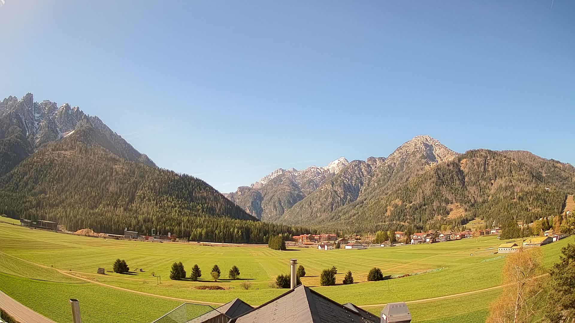 Webcam Toblach Dolomites – Vue depuis l’Hôtel Rosengarten