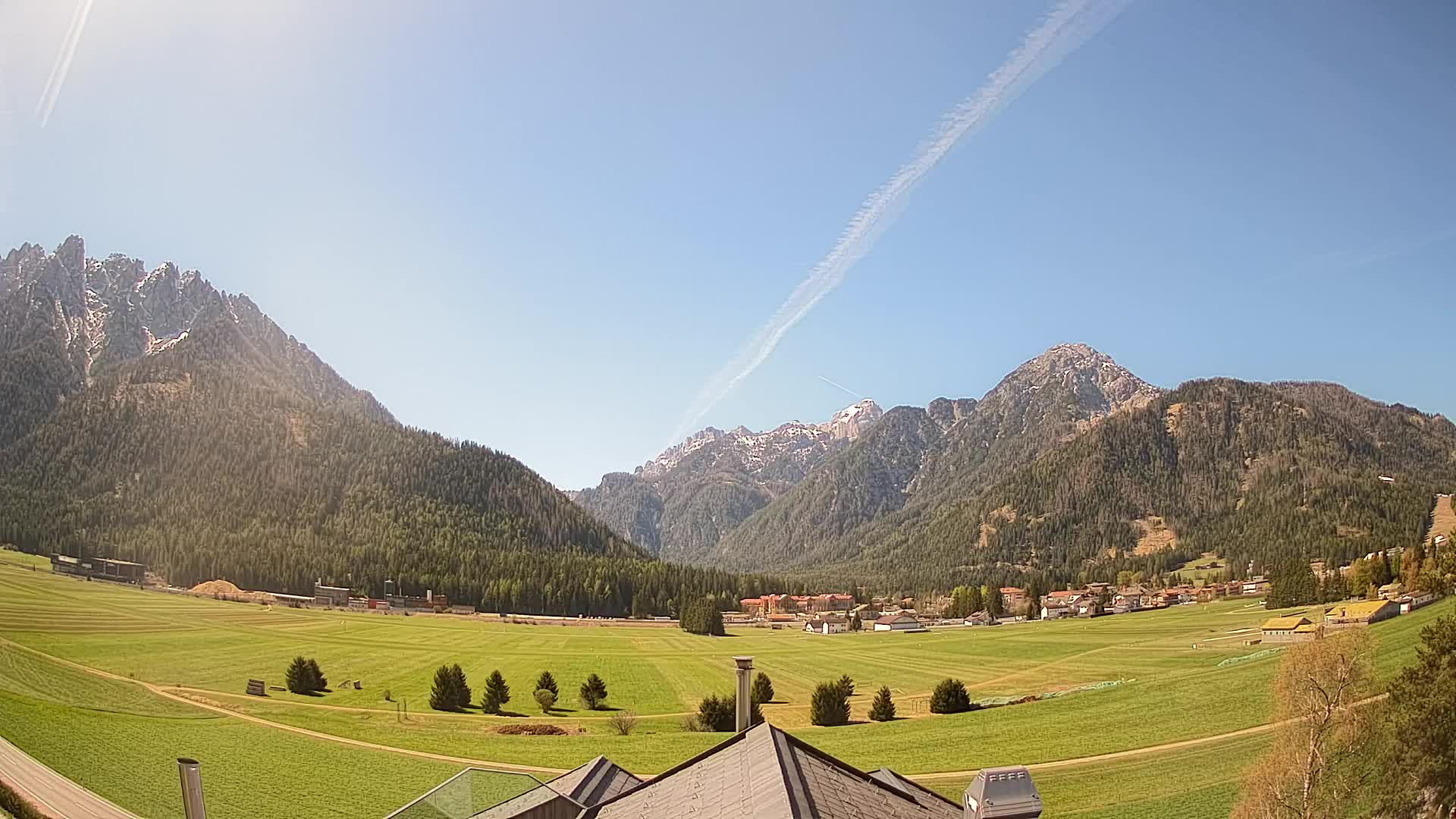 Webcam Toblach Dolomiten – Blick vom Hotel Rosengarten