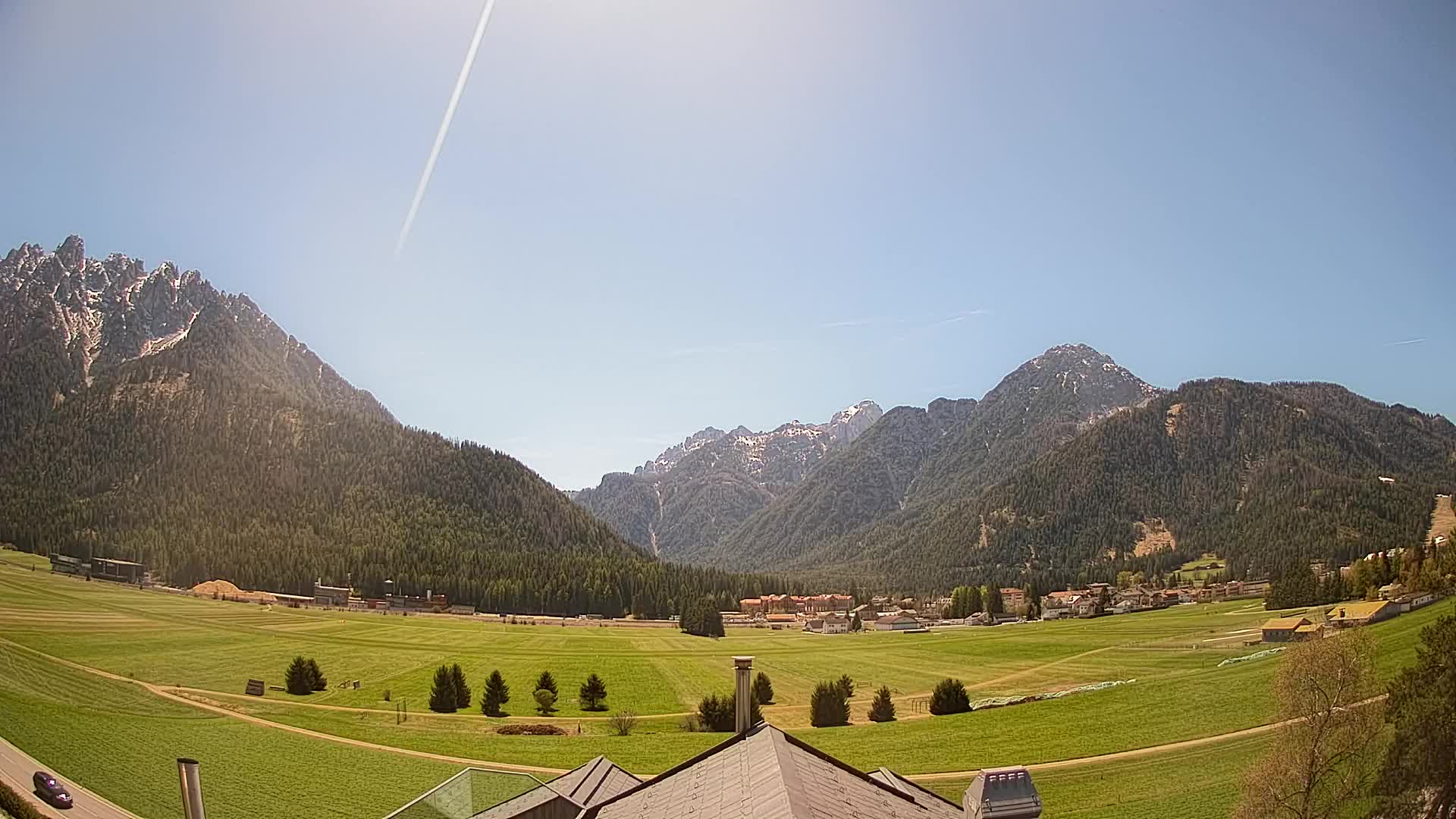 Webcam Toblach Dolomites – Vue depuis l’Hôtel Rosengarten