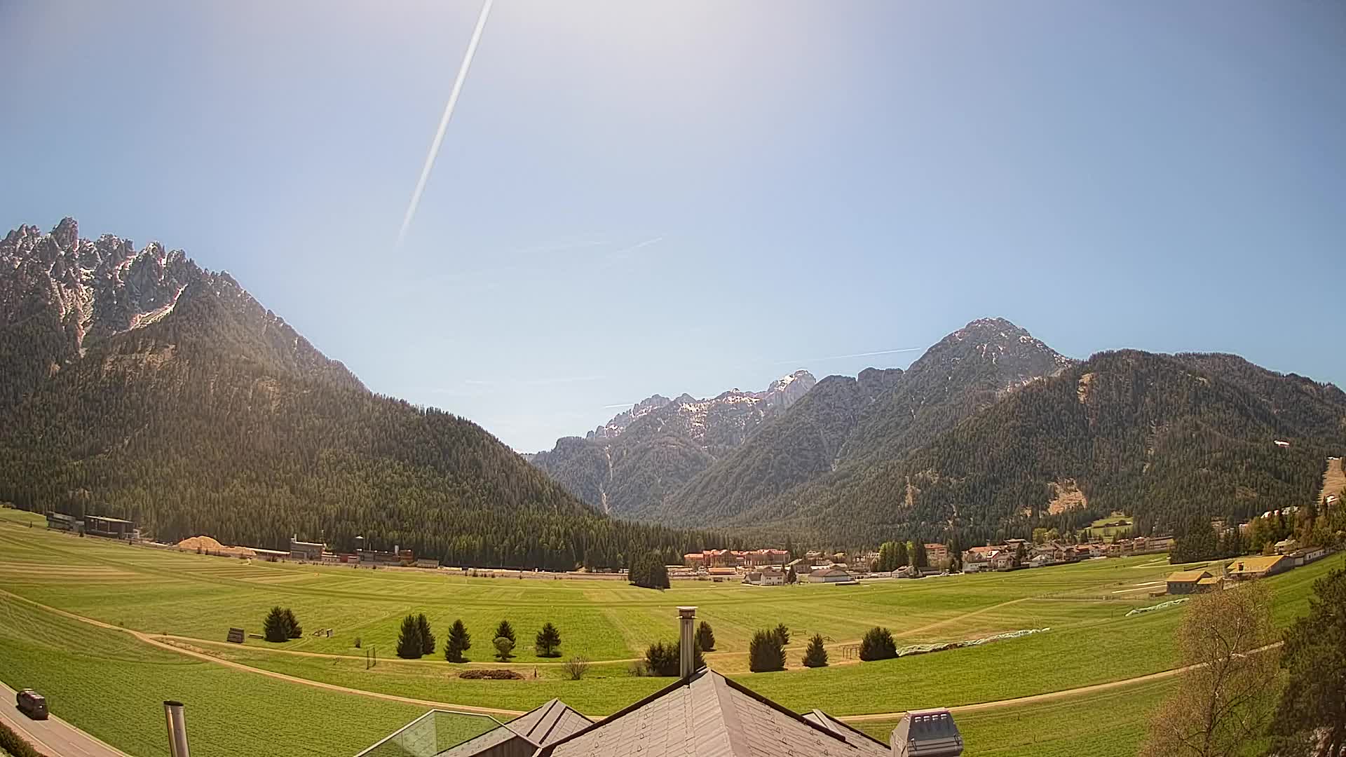 Webcam Toblach Dolomites – Vue depuis l’Hôtel Rosengarten