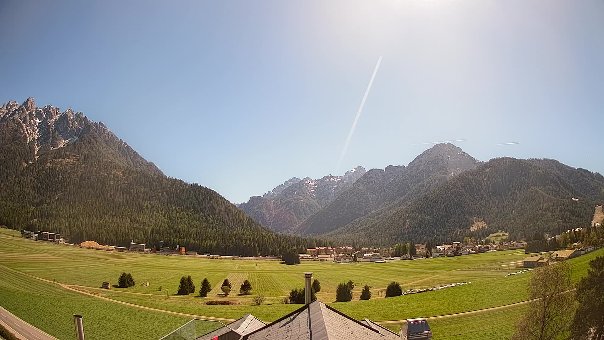 Webcam Toblach Dolomiten – Blick vom Hotel Rosengarten