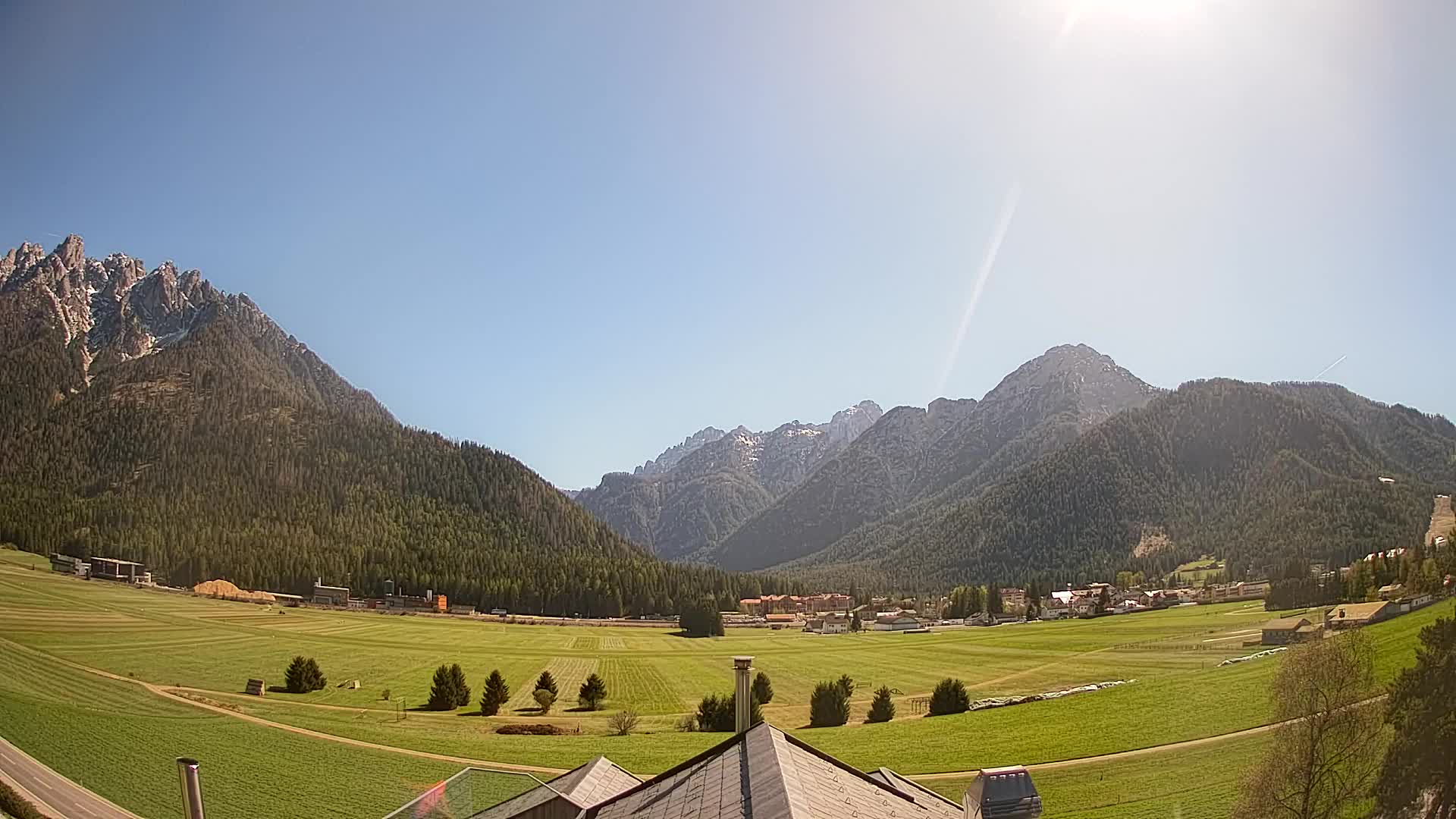 Webcam Toblach Dolomiten – Blick vom Hotel Rosengarten
