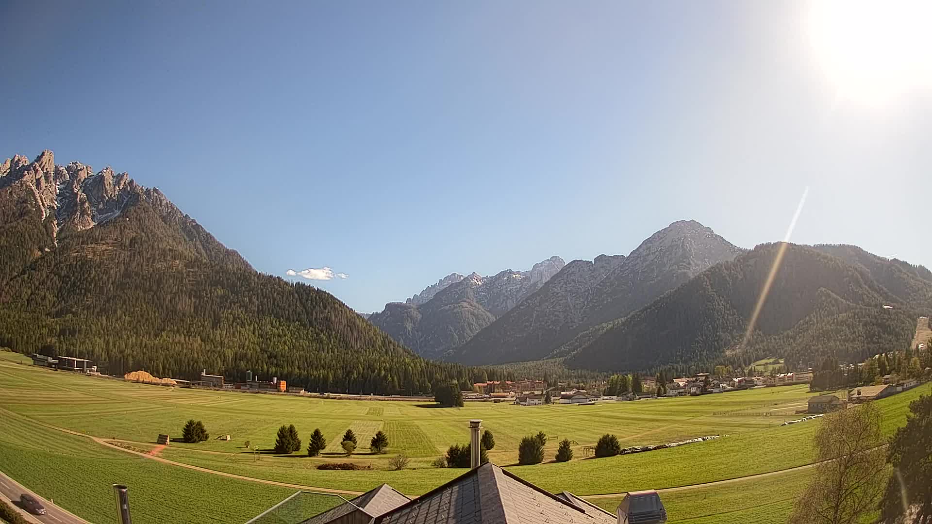 Webcam Toblach Dolomitas – Vista desde el Hotel Rosengarten