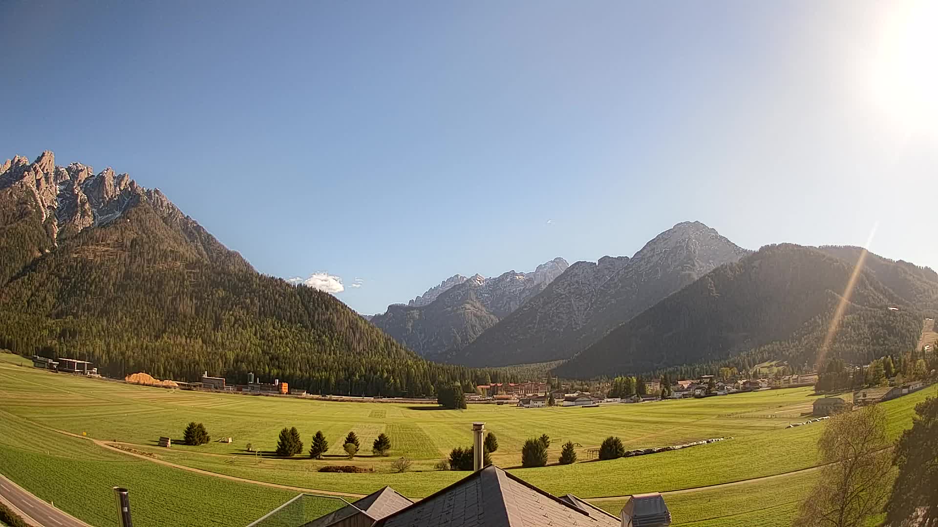 Webcam Toblach Dolomiten – Blick vom Hotel Rosengarten
