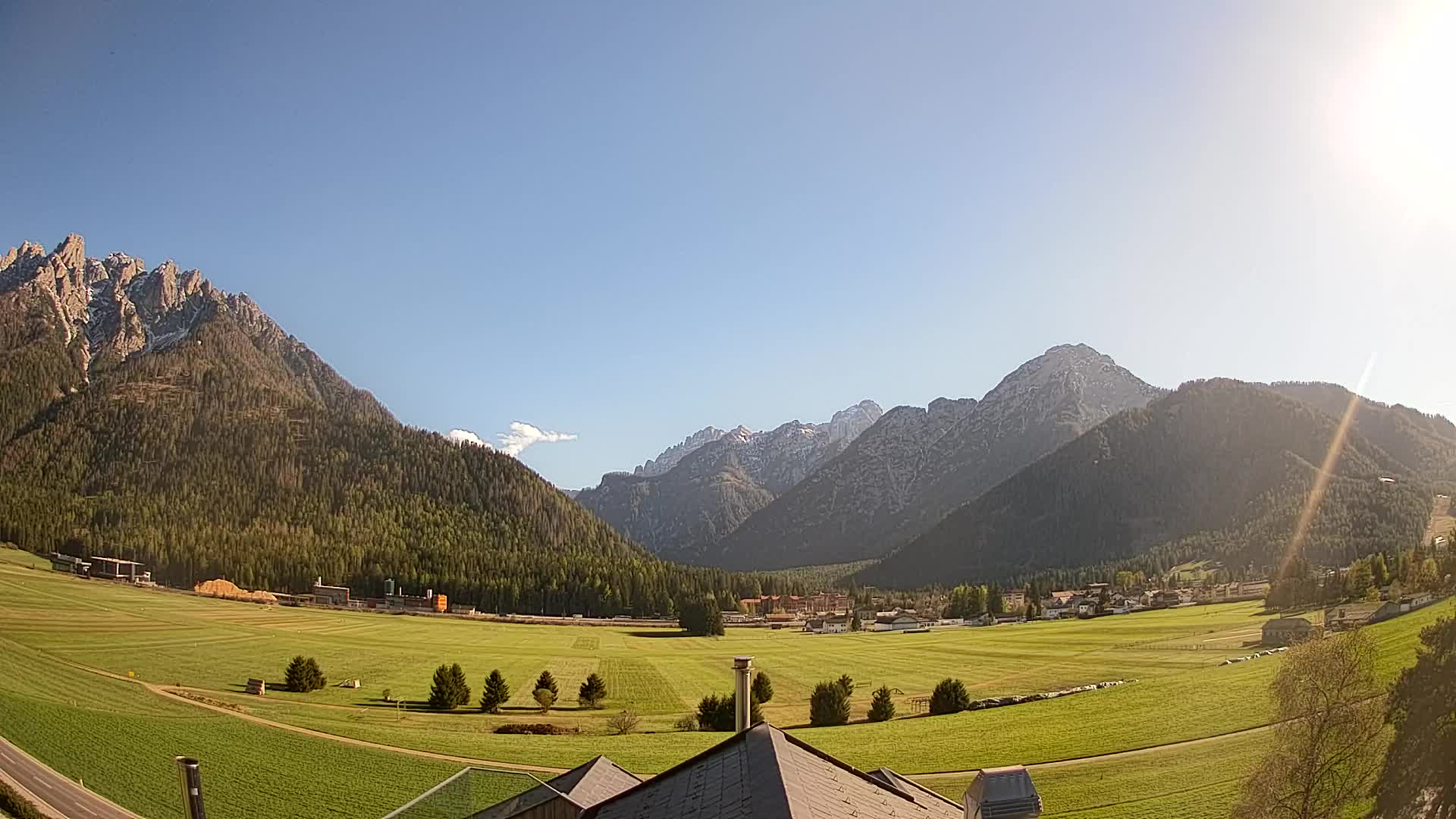 Webcam Toblach Dolomitas – Vista desde el Hotel Rosengarten