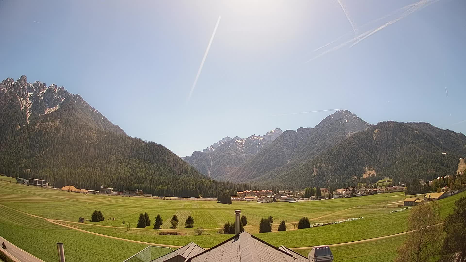 Webcam Toblach Dolomiten – Blick vom Hotel Rosengarten